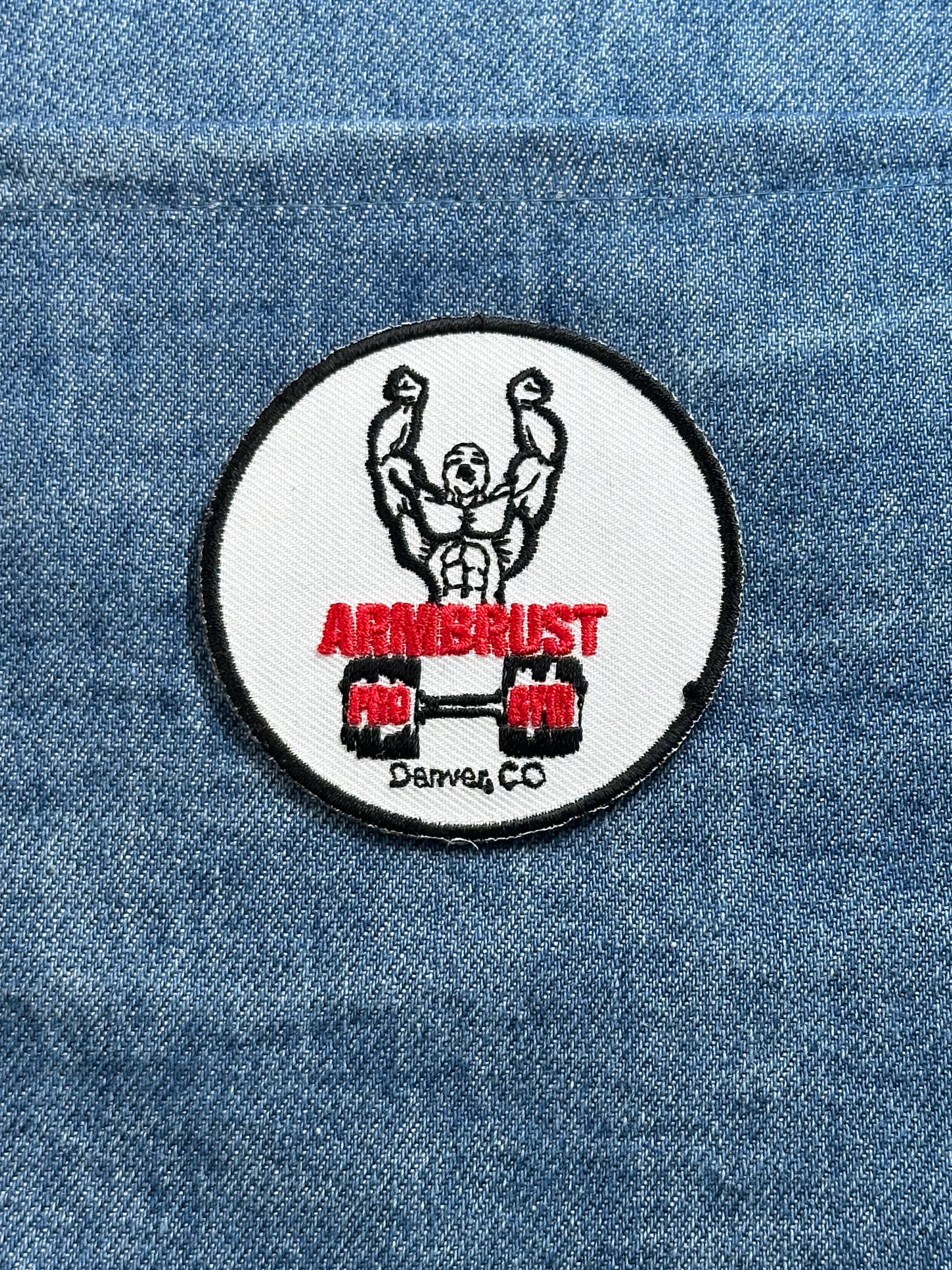 Armbrust Gym Patch: Red Black White - Denver CO Accessory