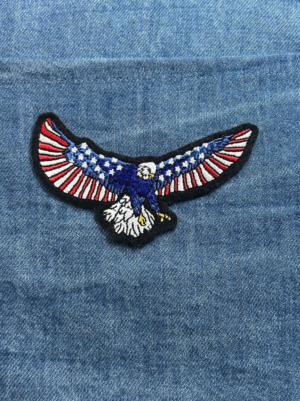 American Eagle Patch: Red White Blue - Patriotic Accessory