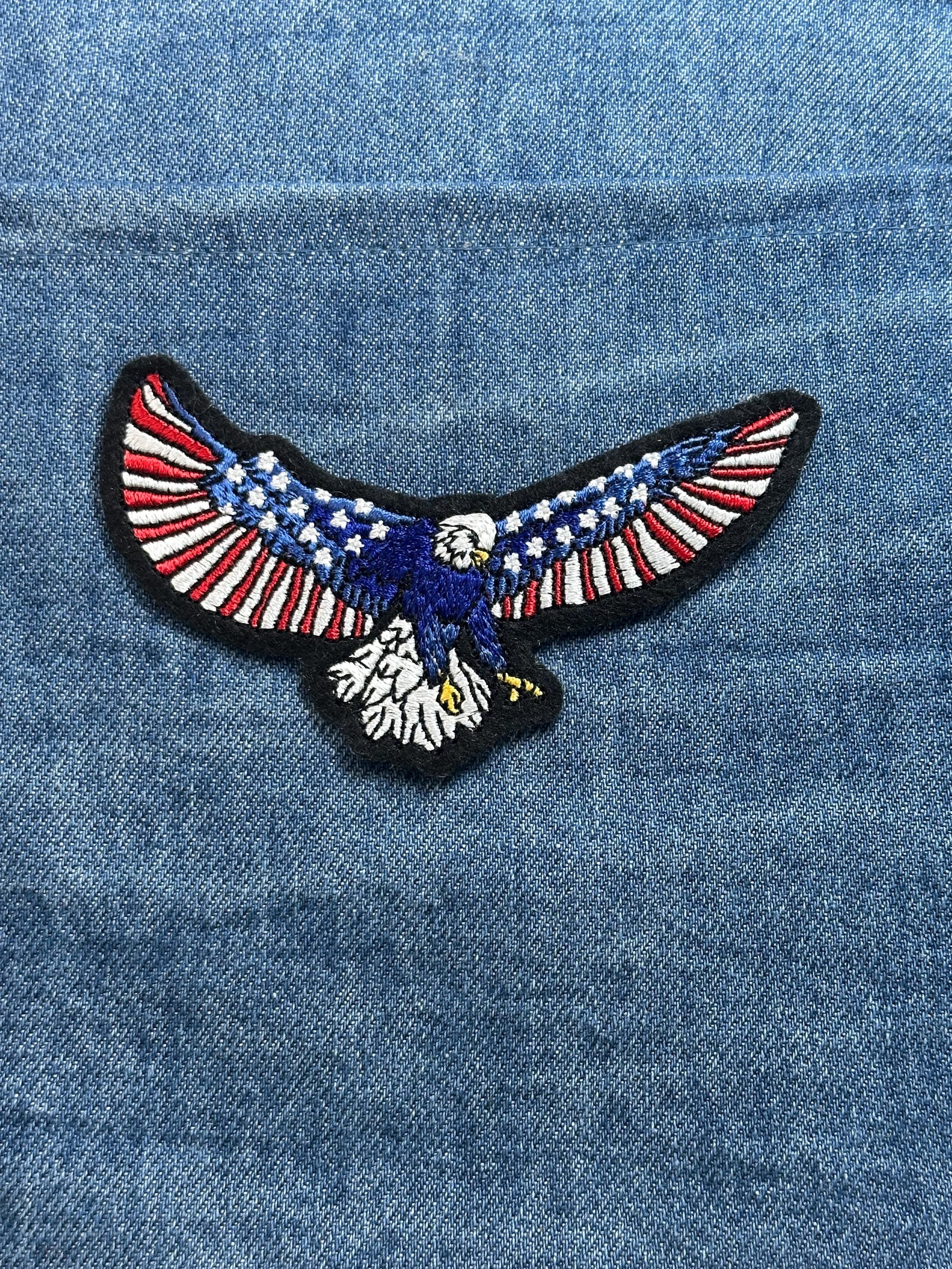 American Eagle Patch: Red White Blue - Patriotic Accessory