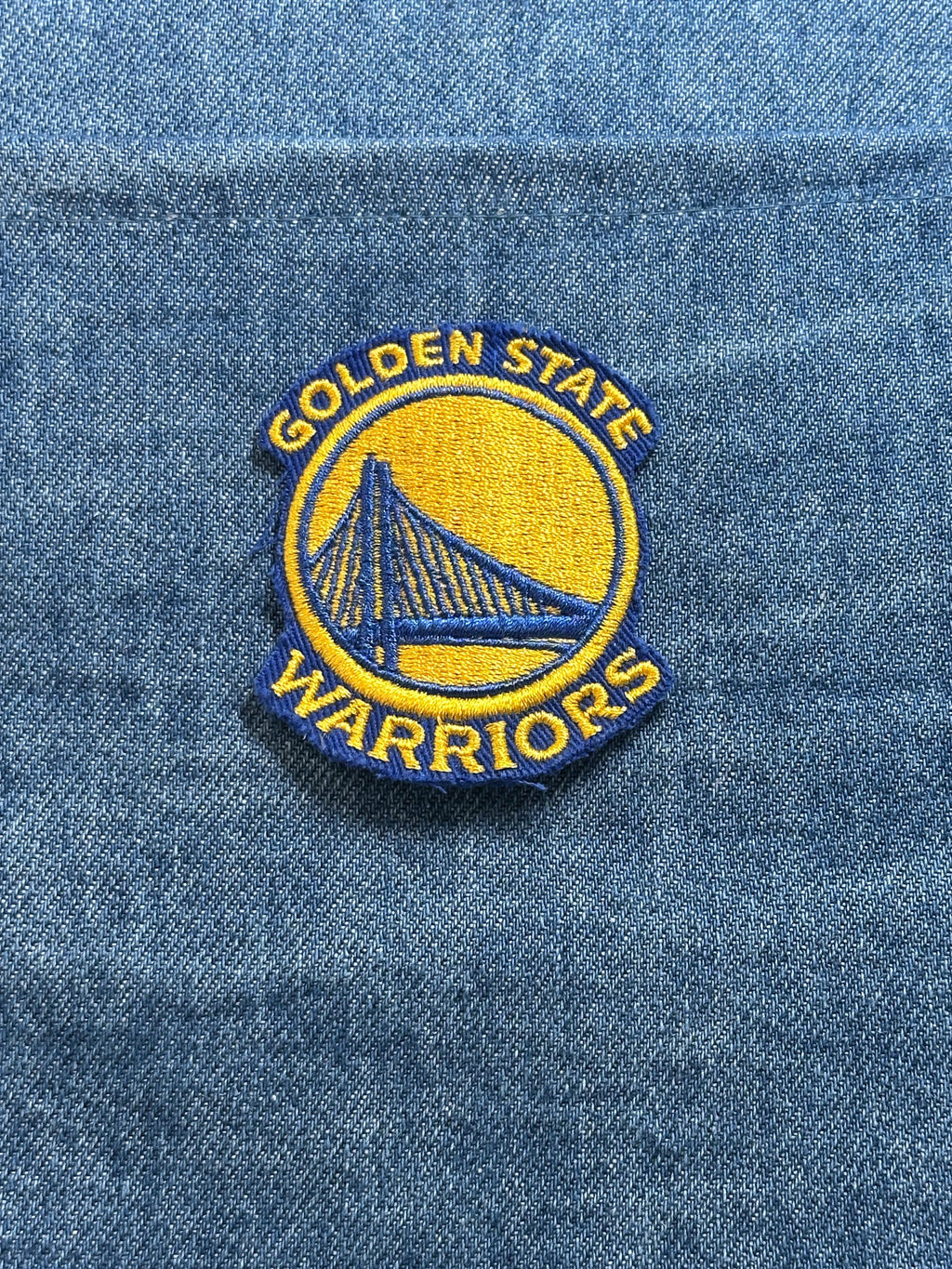Golden State Warriors Patch: Blue & Gold - NBA Fan Accessory