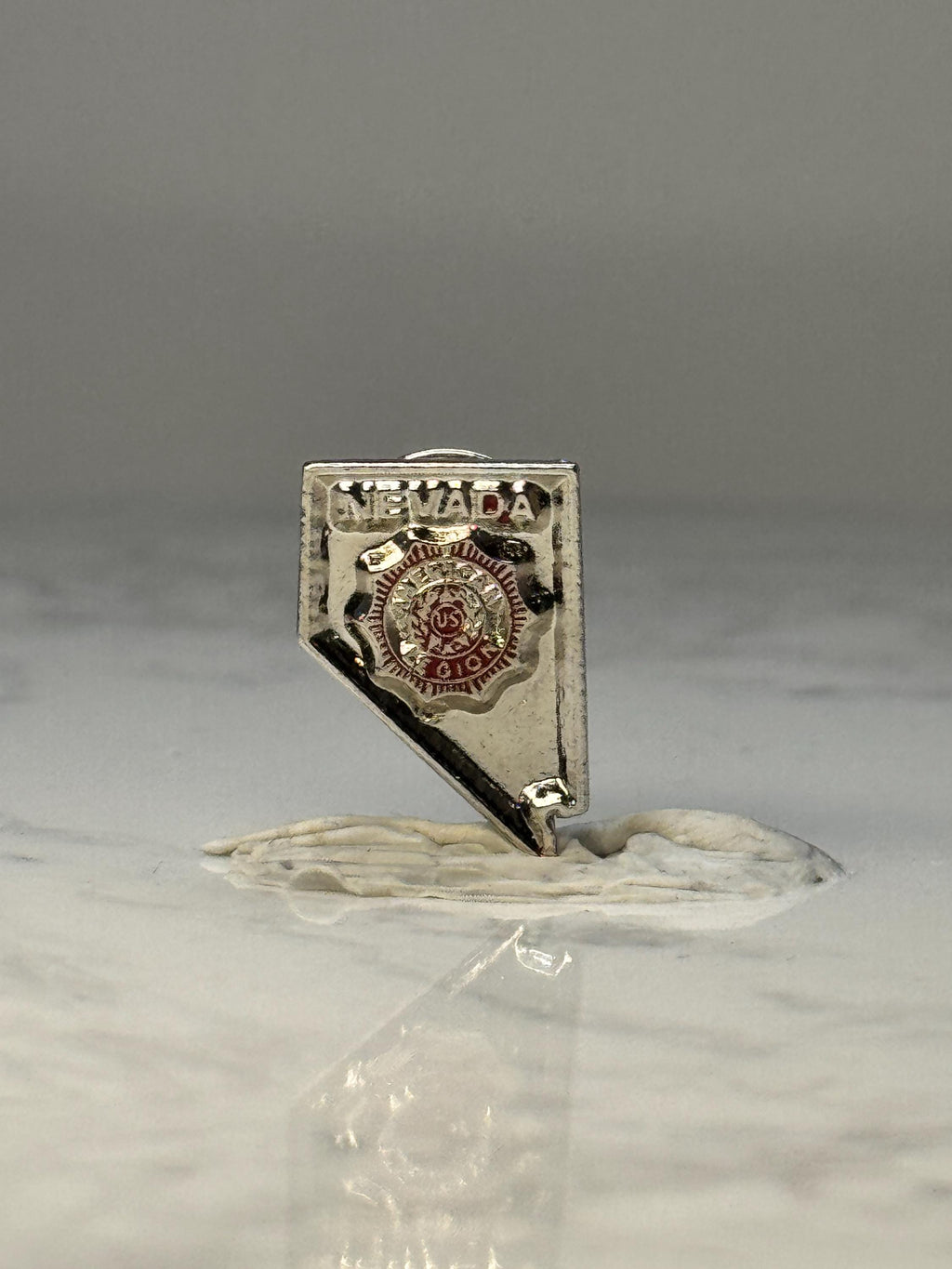 Nevada American Legion Pin NV State Shape Veteran Military Enamel Lapel Pin