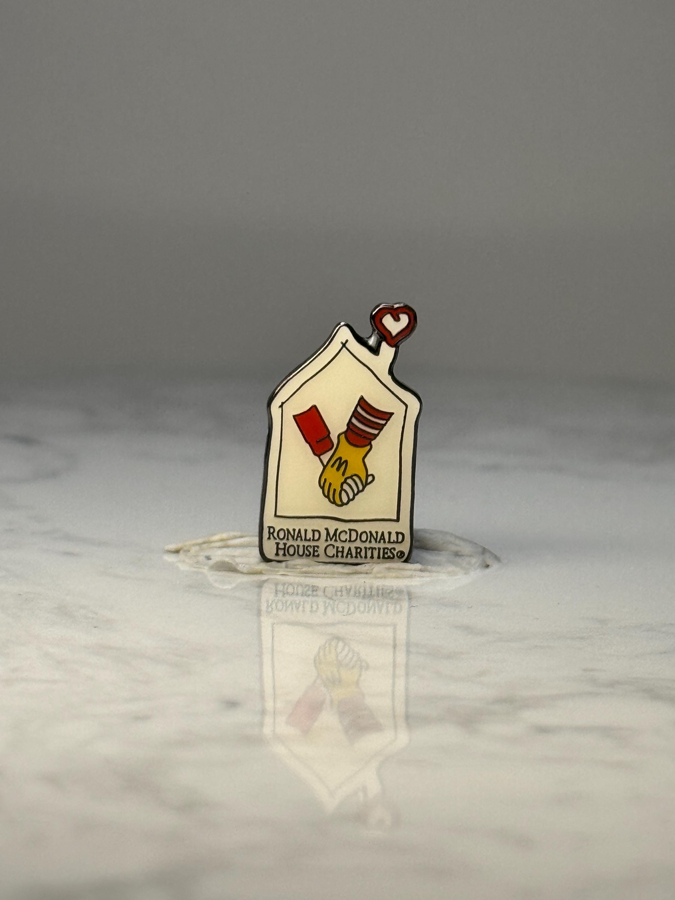 Ronald McDonald House Pin: Enamel Charity - 1990s Accessory