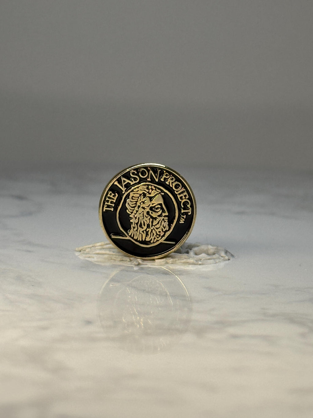 Vintage Jason Project Enamel Pin: Black Gold - Education Accessory
