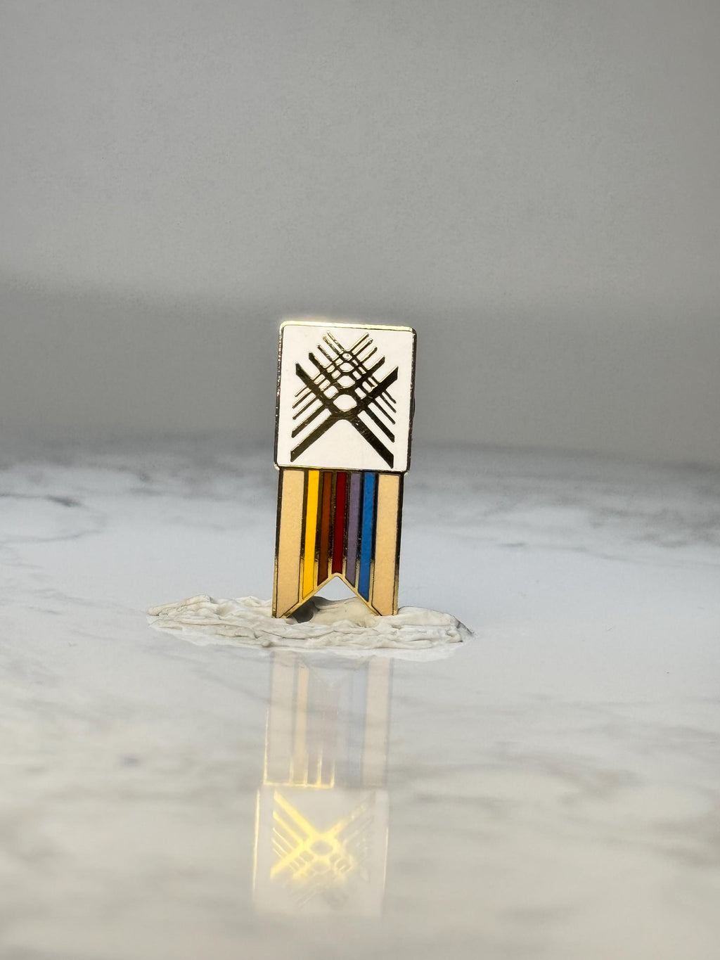 1987 Pan Am Games Volunteer Pin Ameritech Vintage Sports Event Enamel Lapel Pin