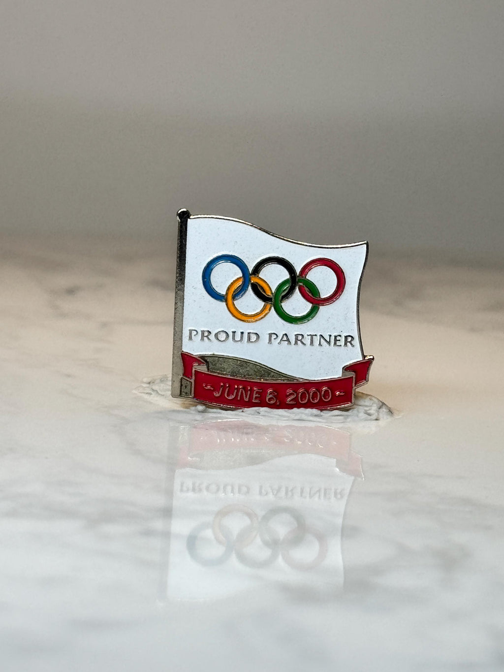 Vintage McDonald’s Olympic Pin 2000: Proud Partner Flag - Sydney Games Collectible