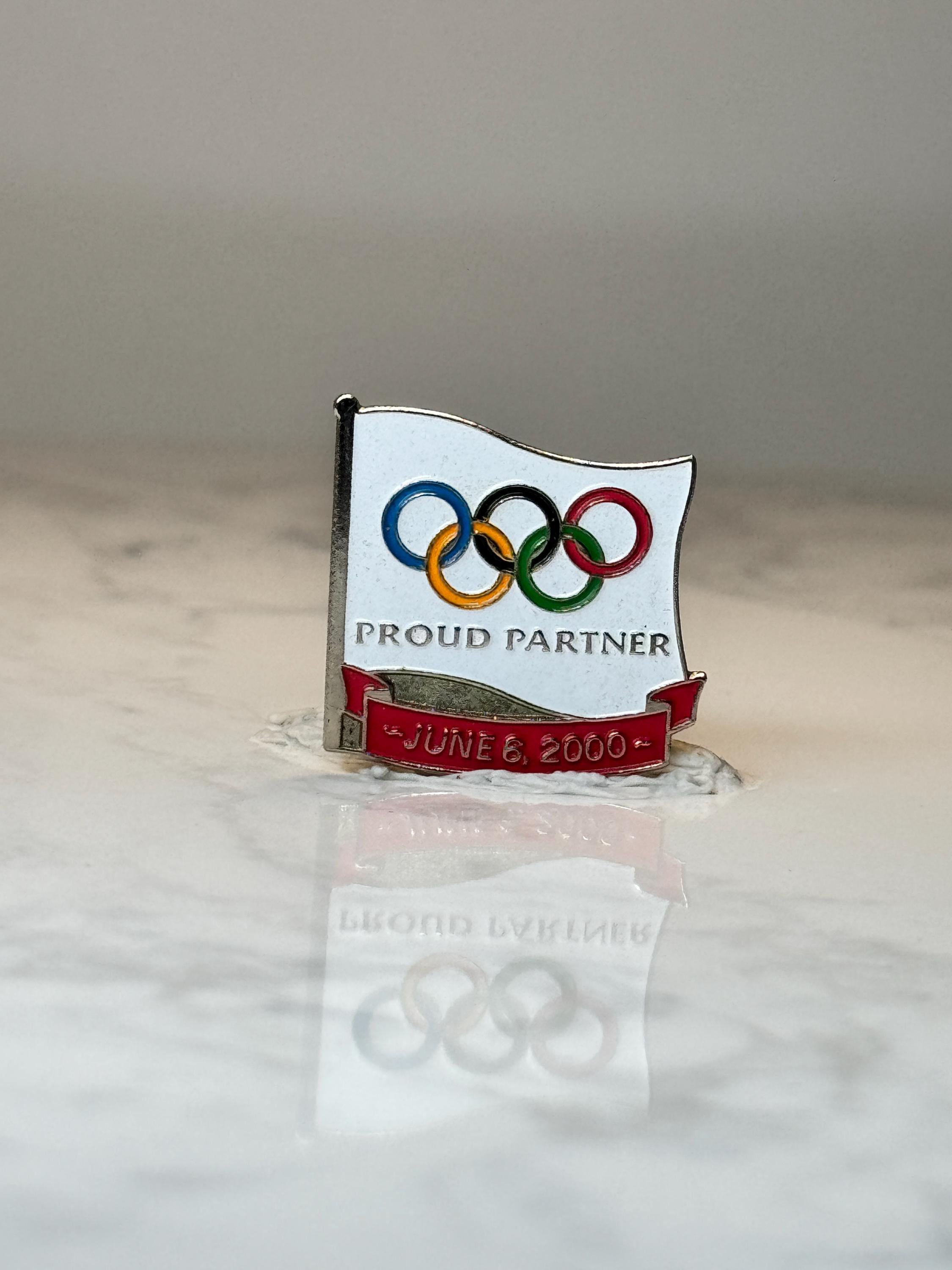 Vintage McDonald’s Olympic Pin 2000: Proud Partner Flag - Sydney Games Collectible