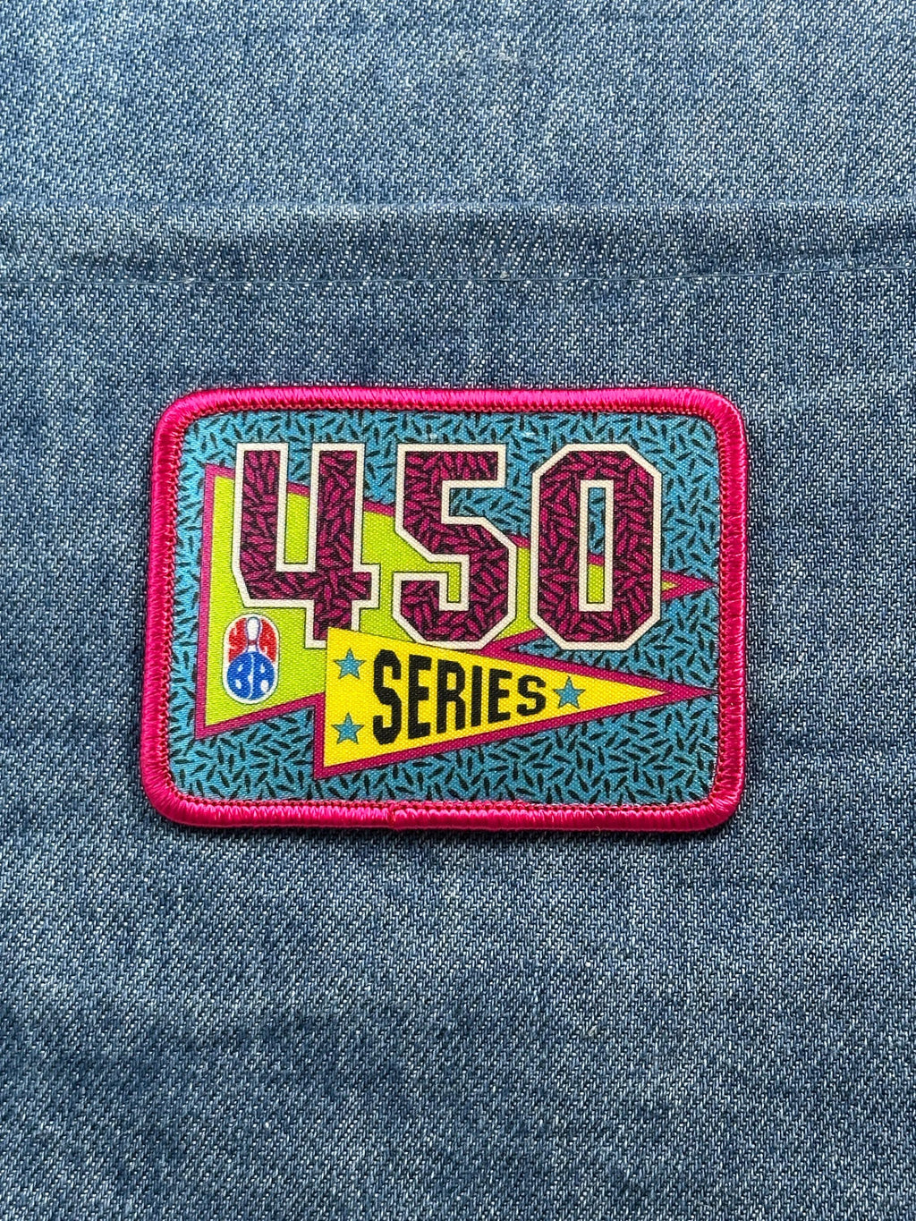 BRP 450 Series Patch: Neon Retro - Snowmobile Accessory