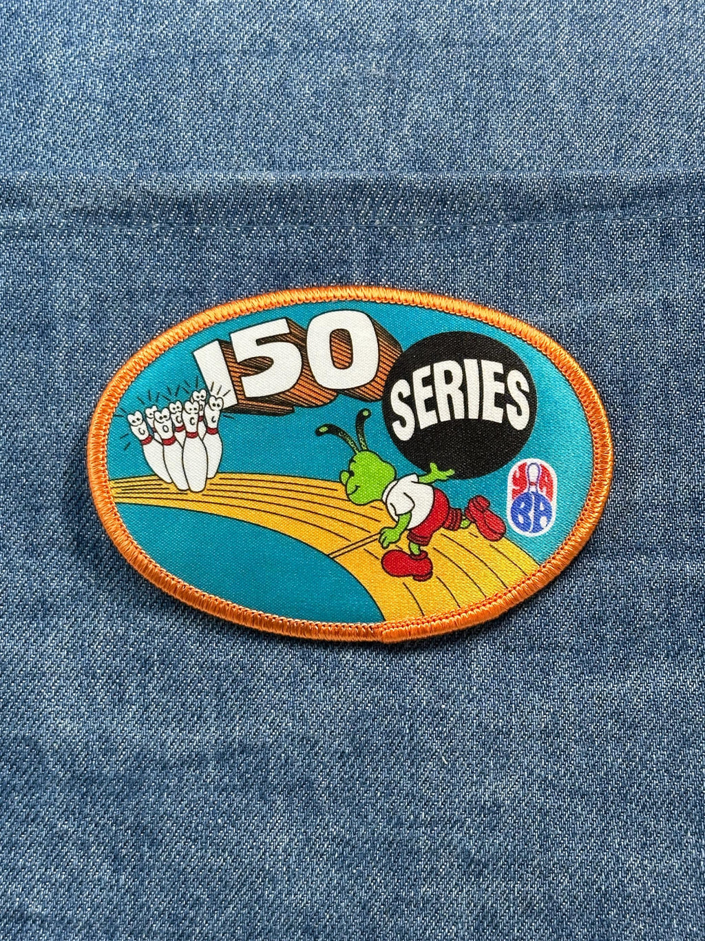 150 Series Bowling Patch: Colorful Cartoon - Retro League Accessory