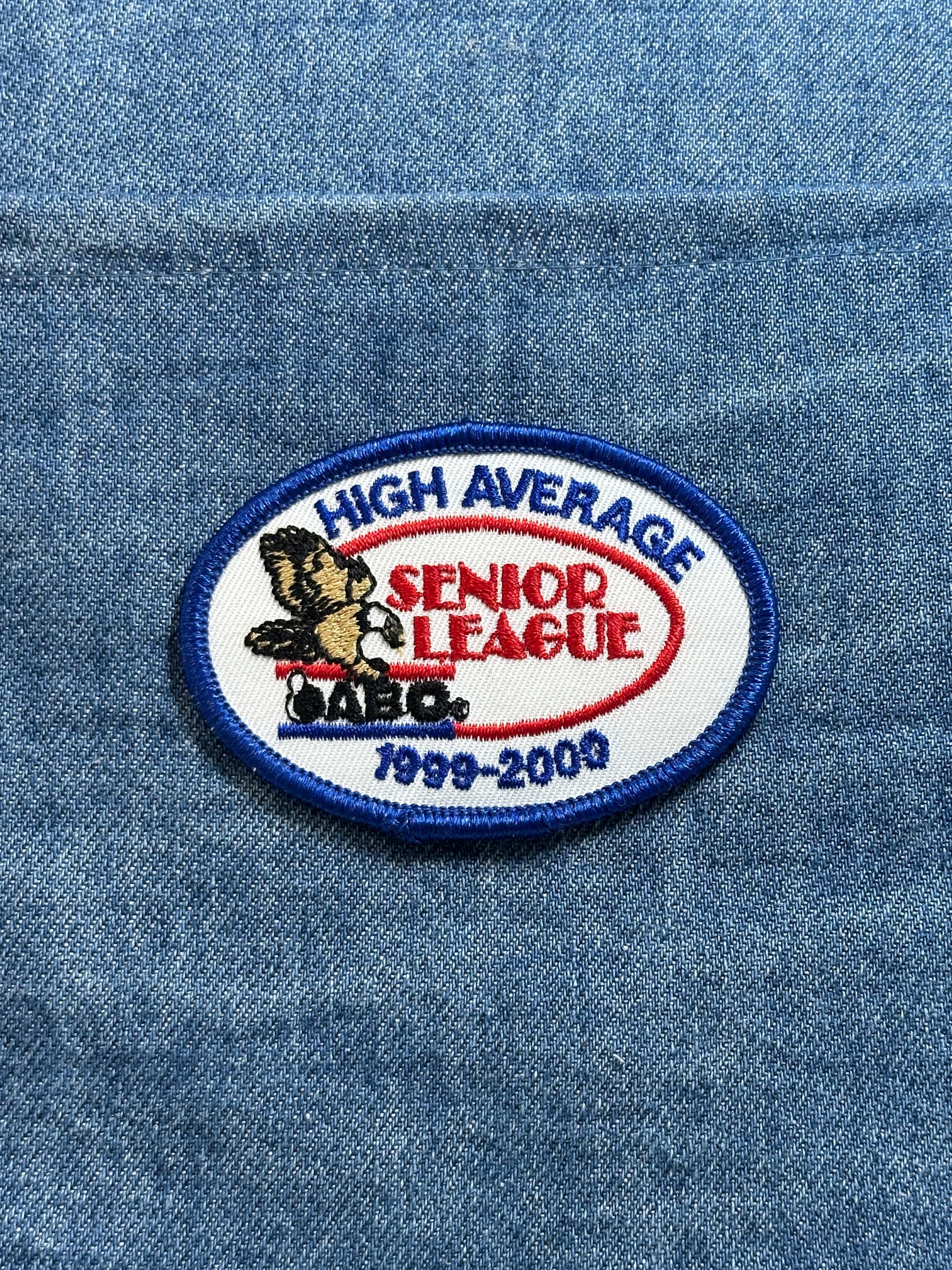 ABC Bowling Patch Senior League High Average 1999-2000 Embroidered Patch
