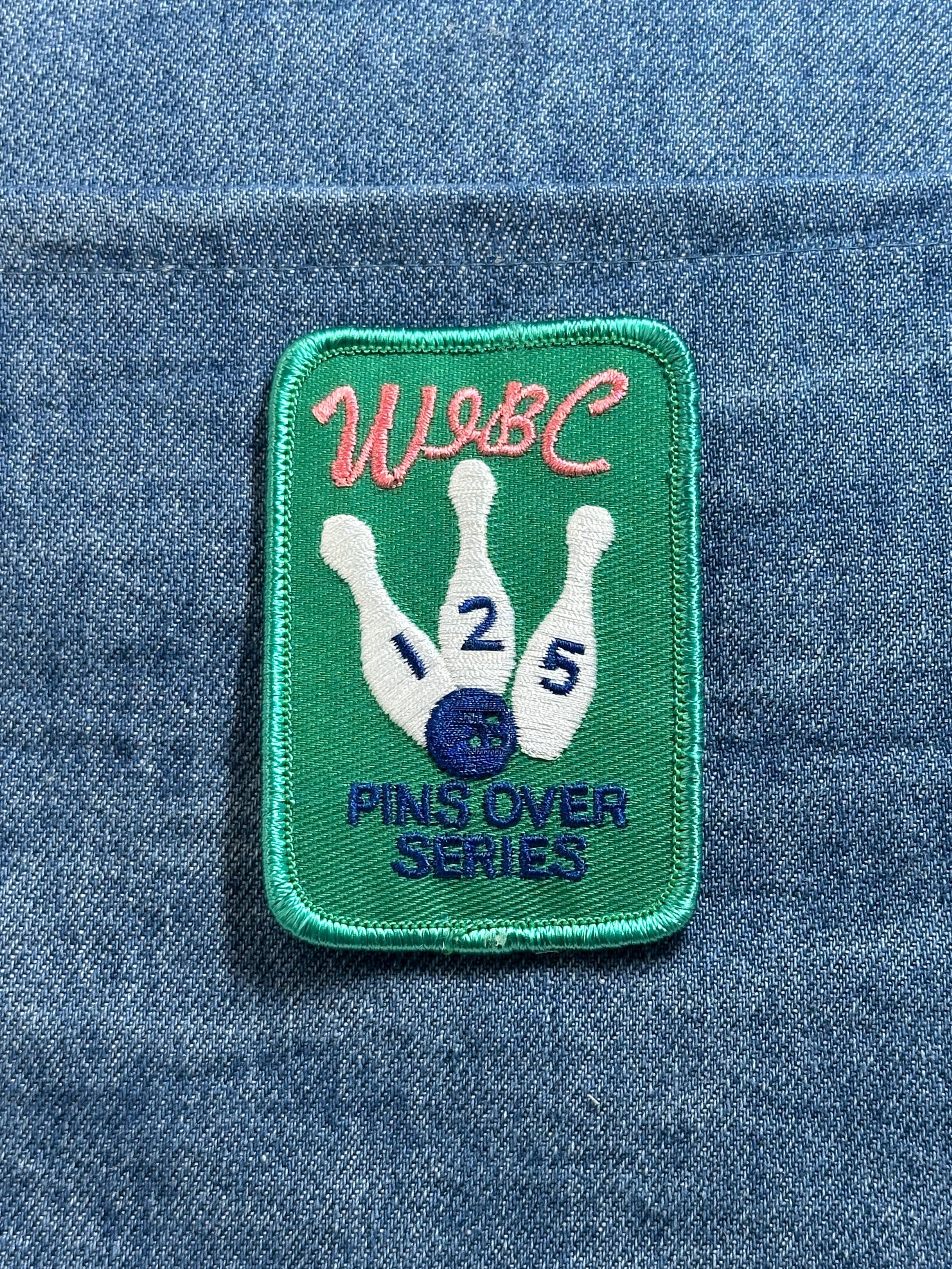WIBC Bowling Patch: Green Pins Design - Retro League Accessory