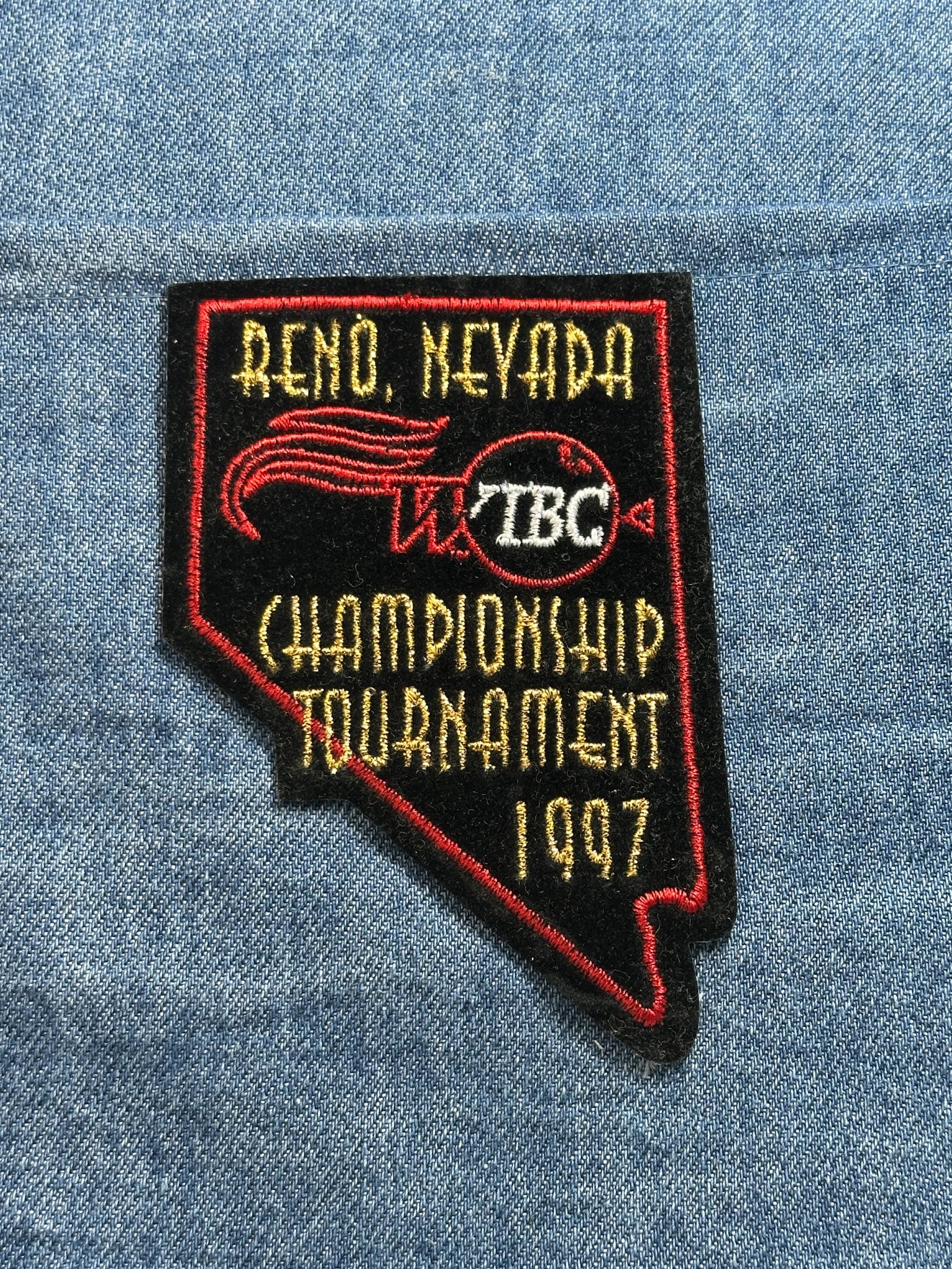 WIBC Reno Nevada Championship Tournament Patch 1997 Vintage Bowling