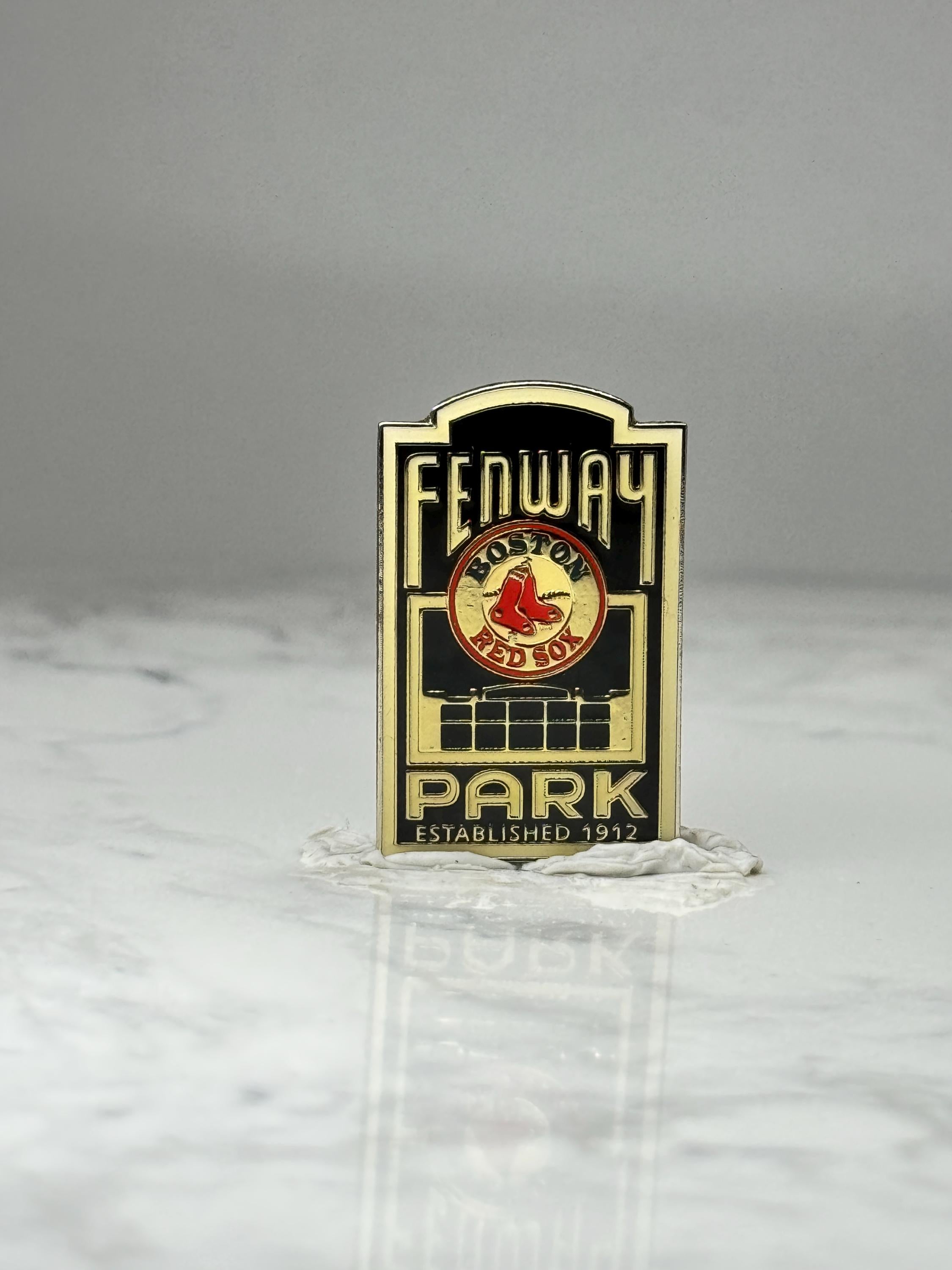 Fenway Park Boston Red Sox Pin: Black Gold Enamel - MLB Souvenir