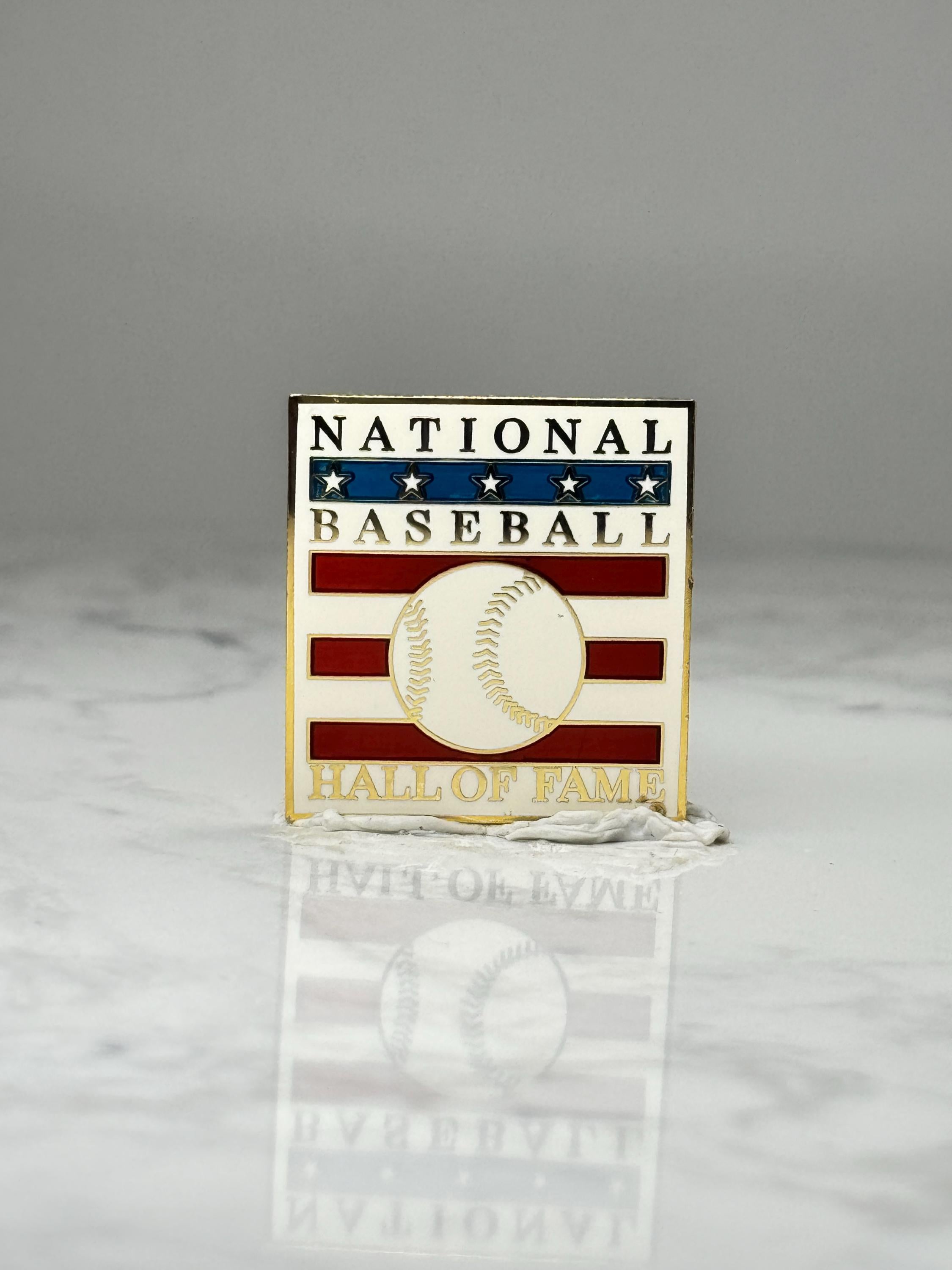 National Baseball Hall of Fame Pin: Red White Blue Enamel - Sports Souvenir