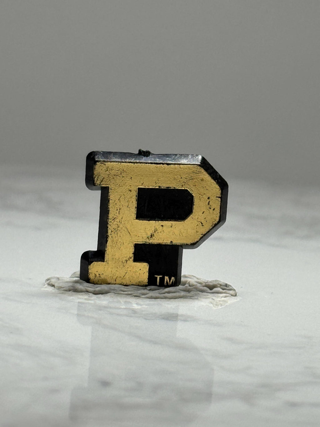 Purdue University Block P Lapel Pin: Gold Tone - College Sports