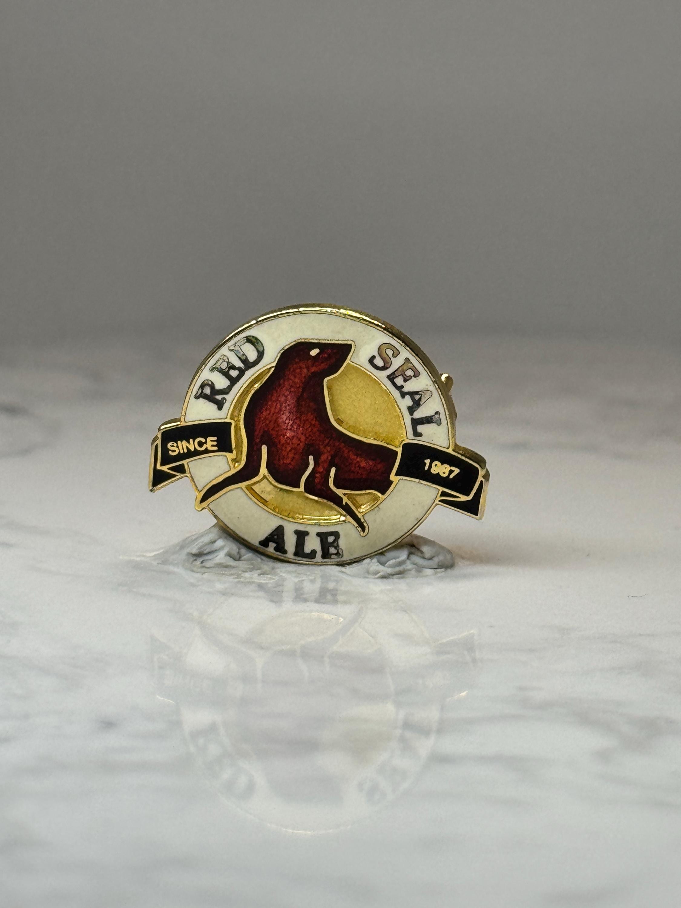 Red Seal Ale Pin ALB Beer Brewery Enamel Pin Since 1987 Lapel Pin