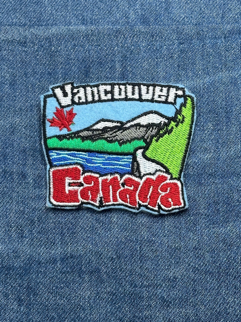 Vancouver Canada Patch: Scenic Multicolor - Travel Souvenir Accessory