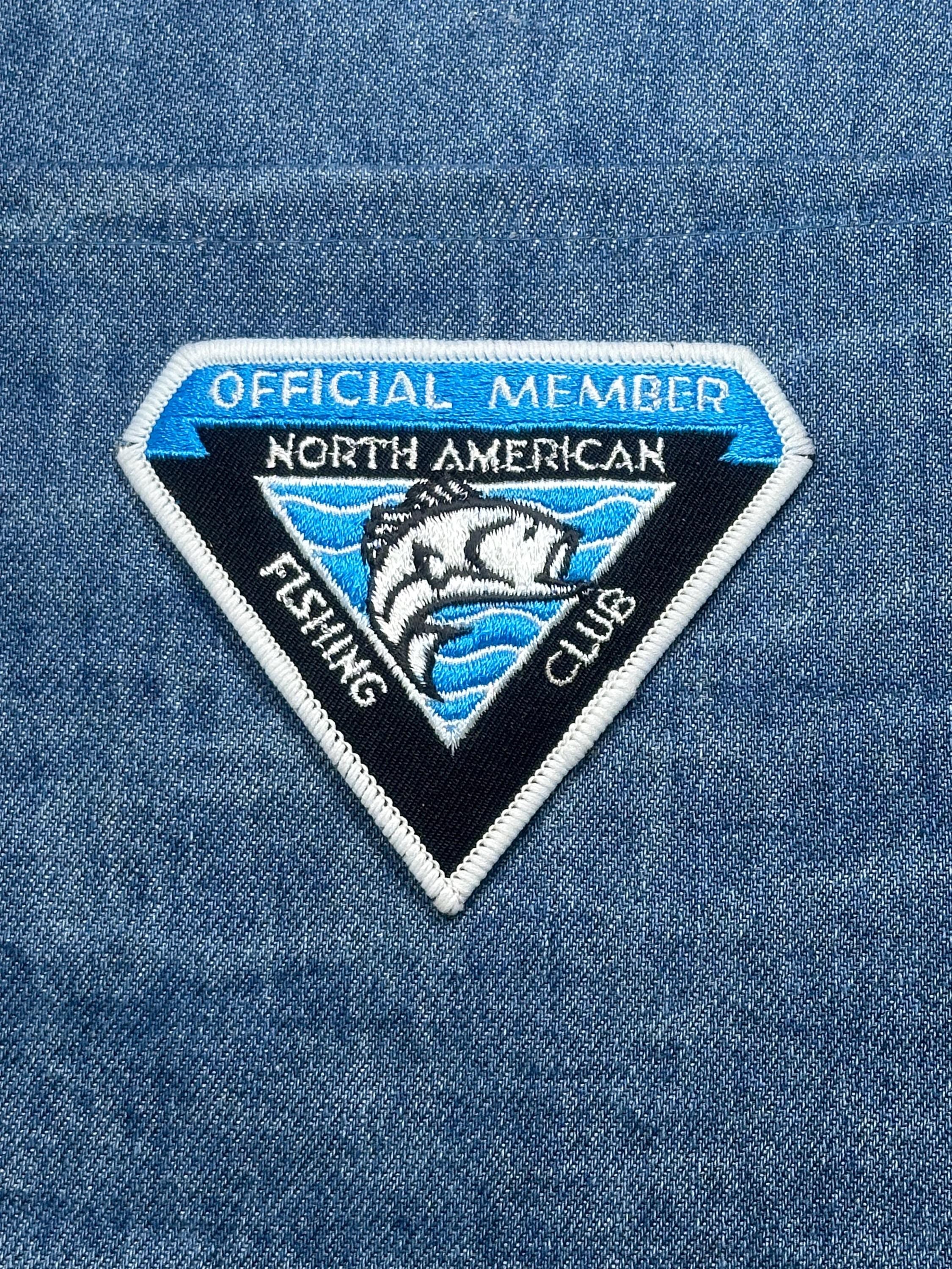 North American Fishing Club Patch: Blue Triangle - Outdoor Accessory