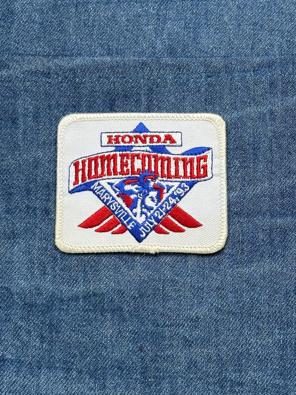 Honda Homecoming Patch: Red White Blue - 1993 Accessory
