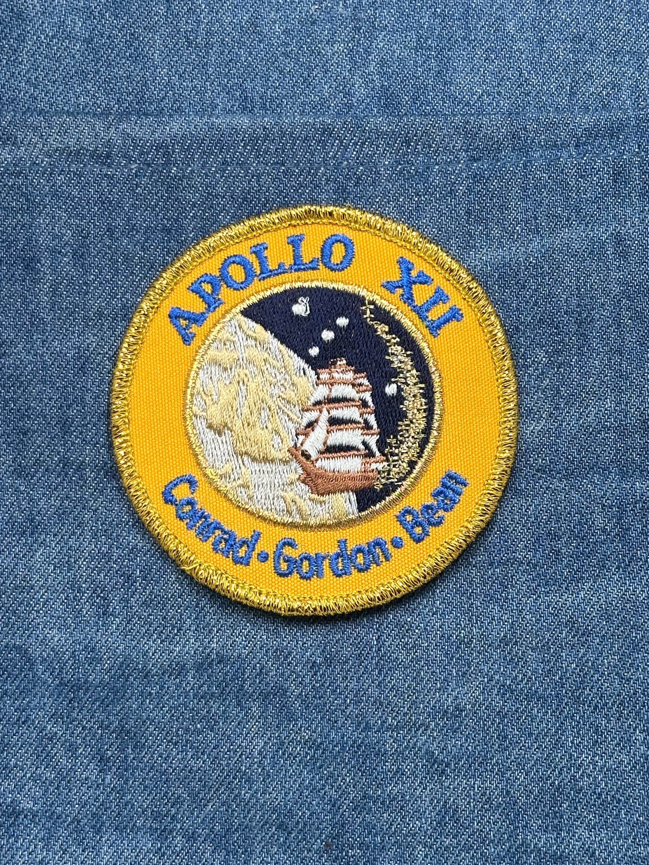 Apollo XII Patch: Gold Border - NASA Space Mission Accessory