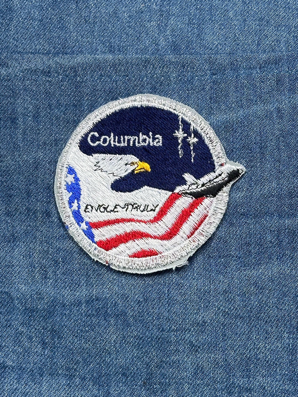 NASA STS-2 Columbia Eagle Talon Space Shuttle Mission Patch Embroidered