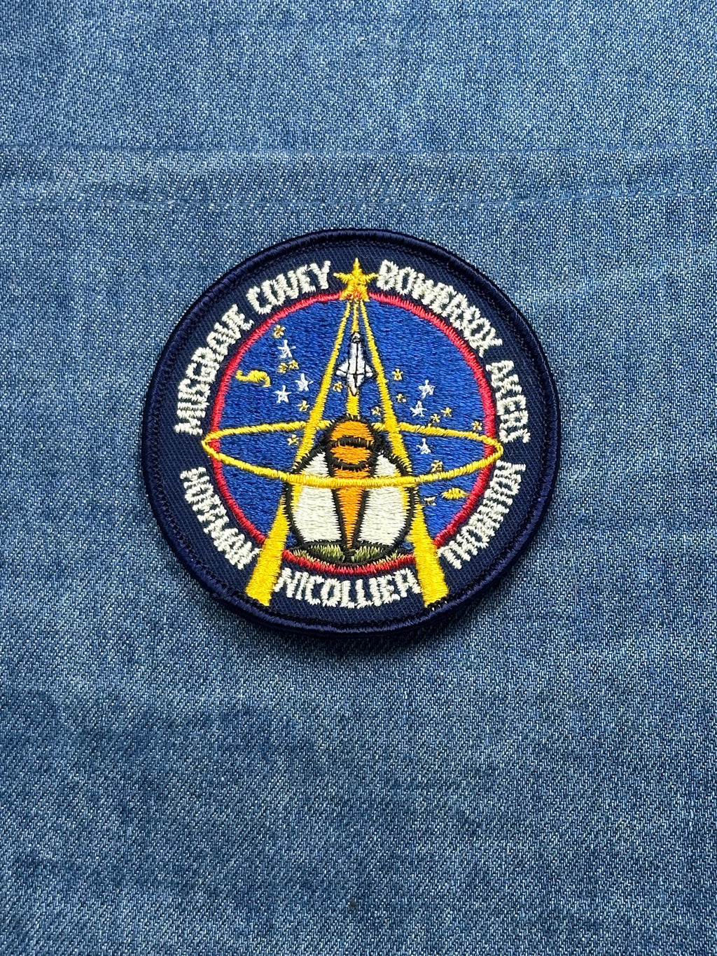 Vintage NASA STS-61 Space Shuttle Endeavour Mission Patch Hubble Repair Embroidered