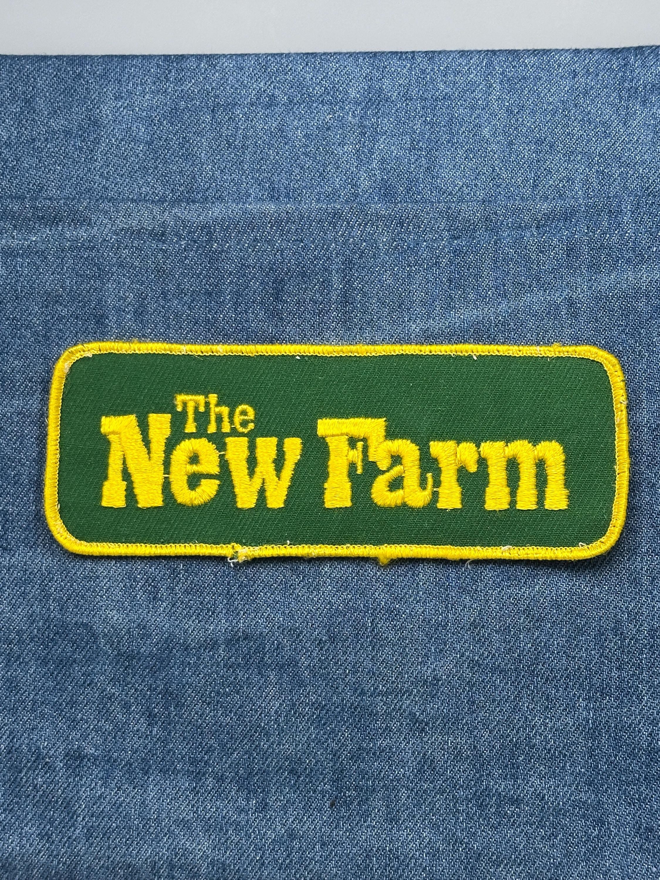 The New Farm Patch: Green & Yellow Twill - Vintage Brand Accessory