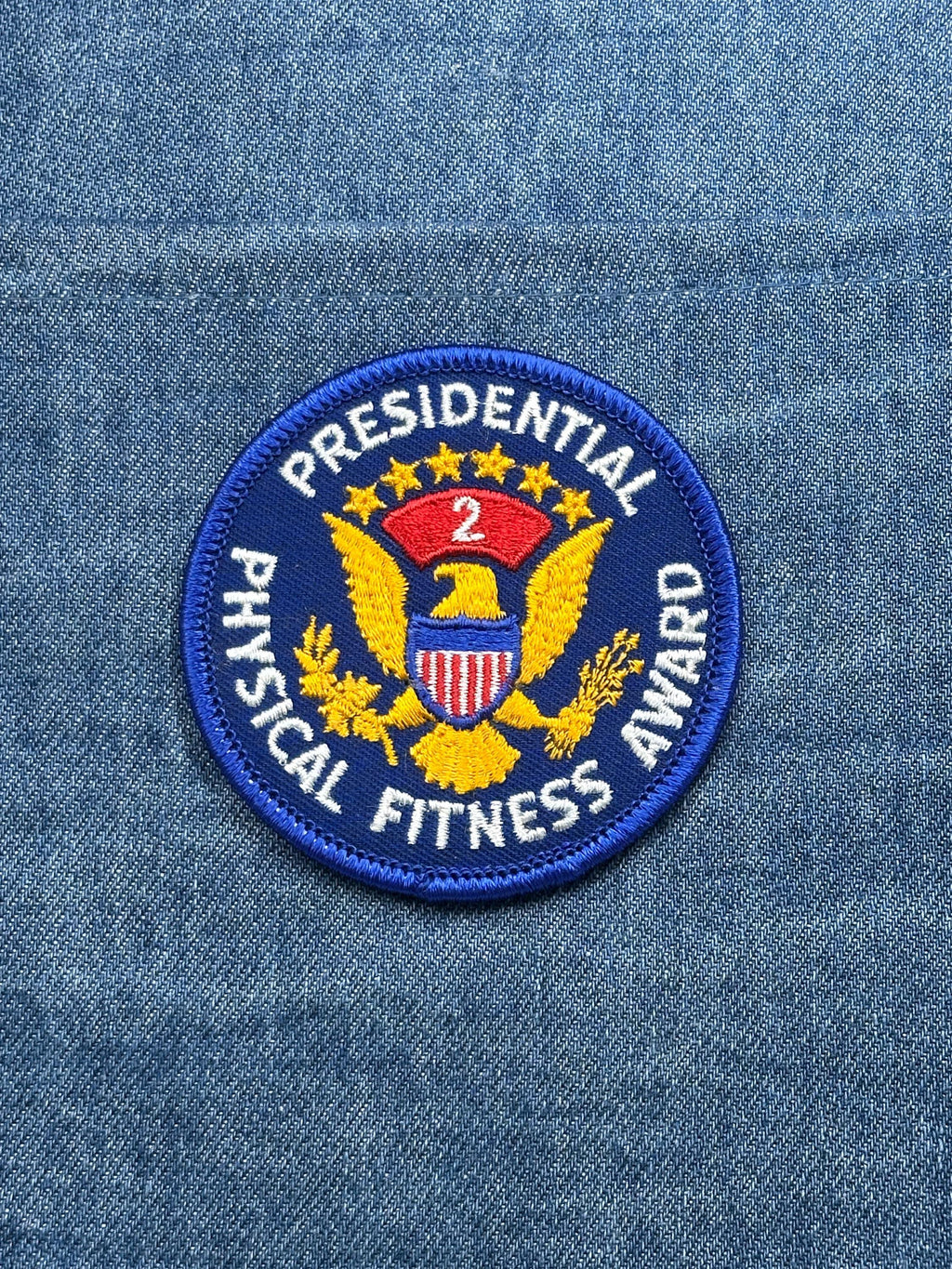 Vintage Presidential Physical Fitness Award 2 Year Embroidered Patch