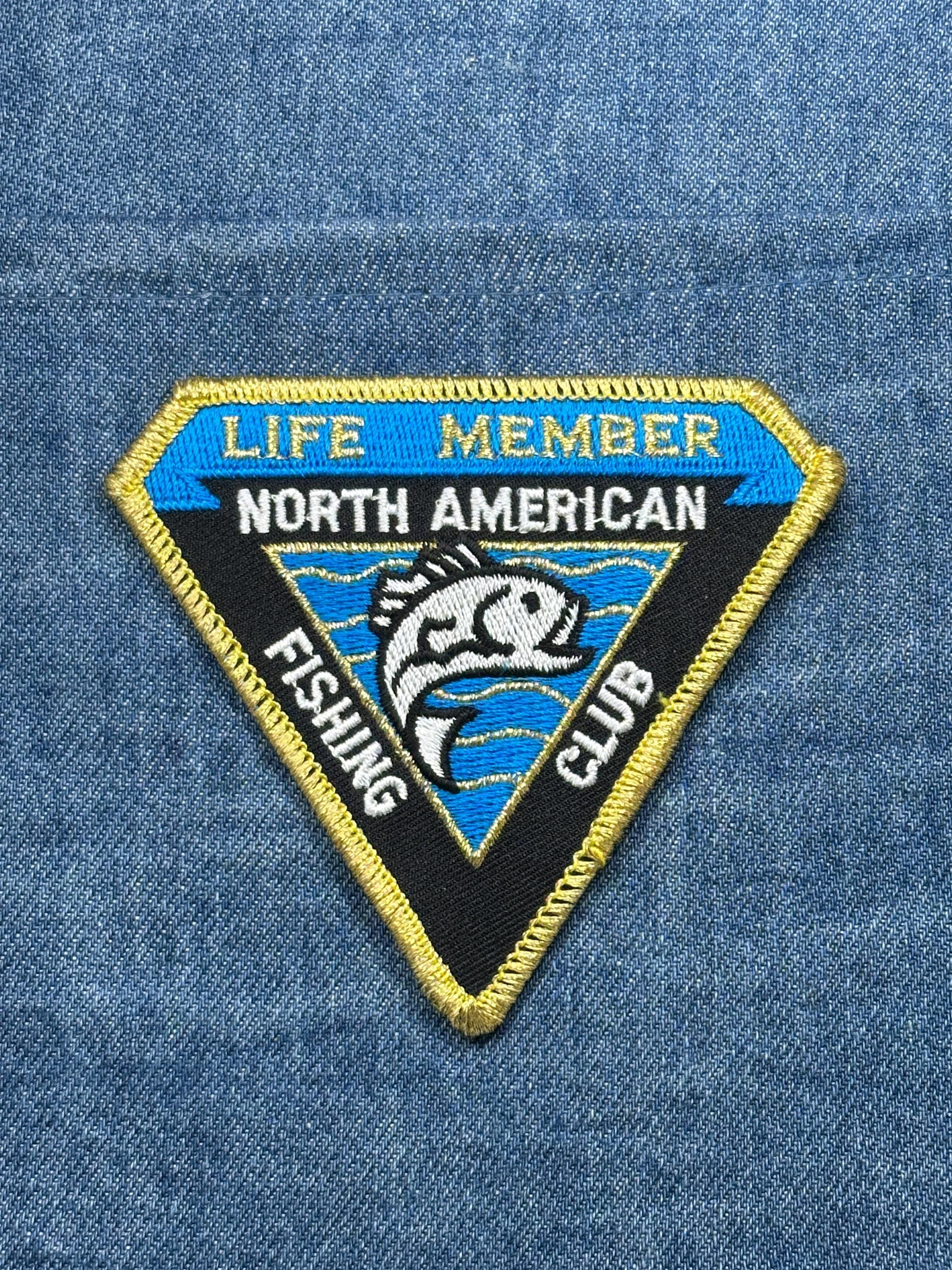 North American Fishing Club Patch: Blue Gold - Member Accessory