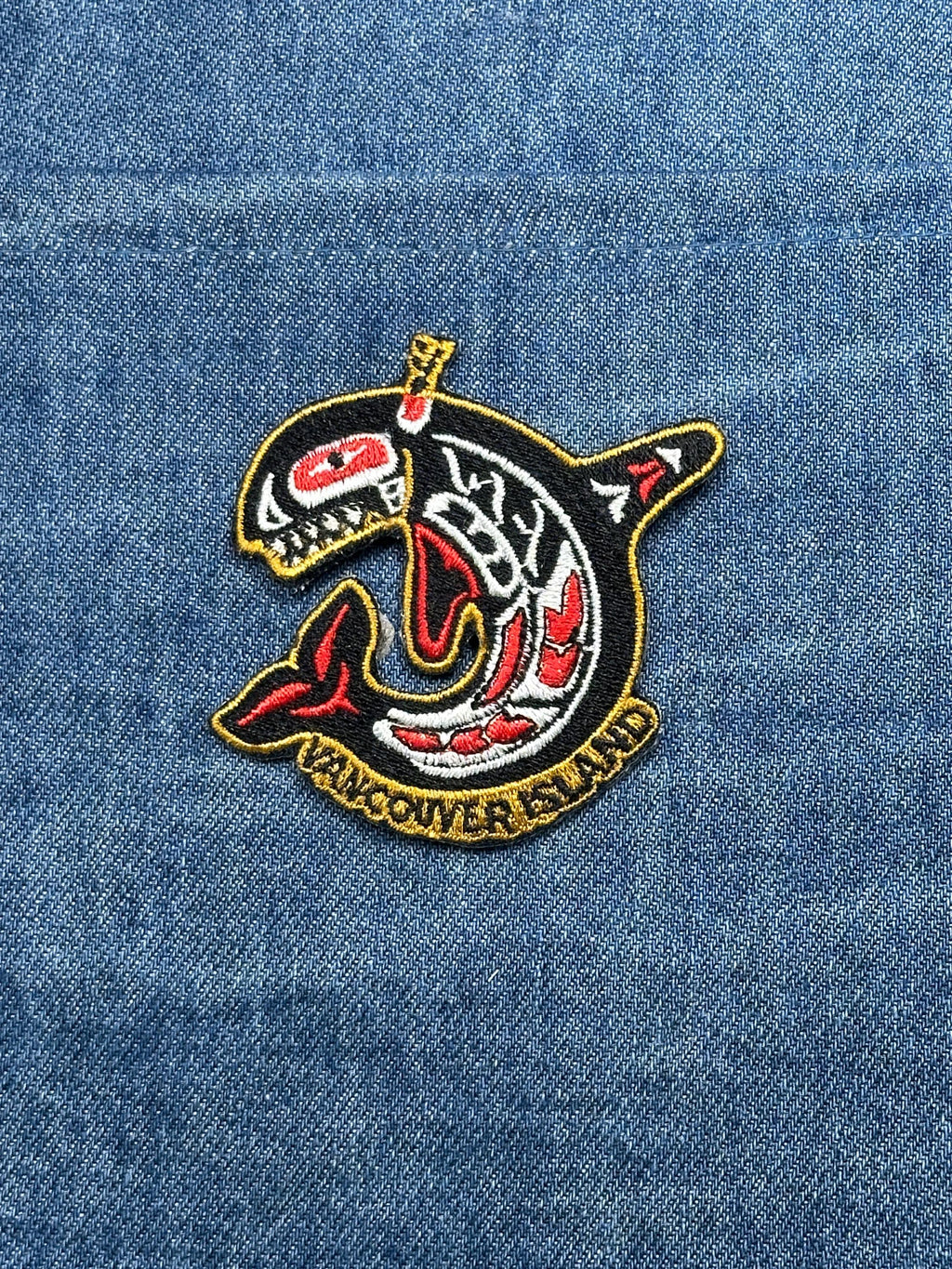 Vancouver Island Whale Patch: Black Formline - PNW Souvenir