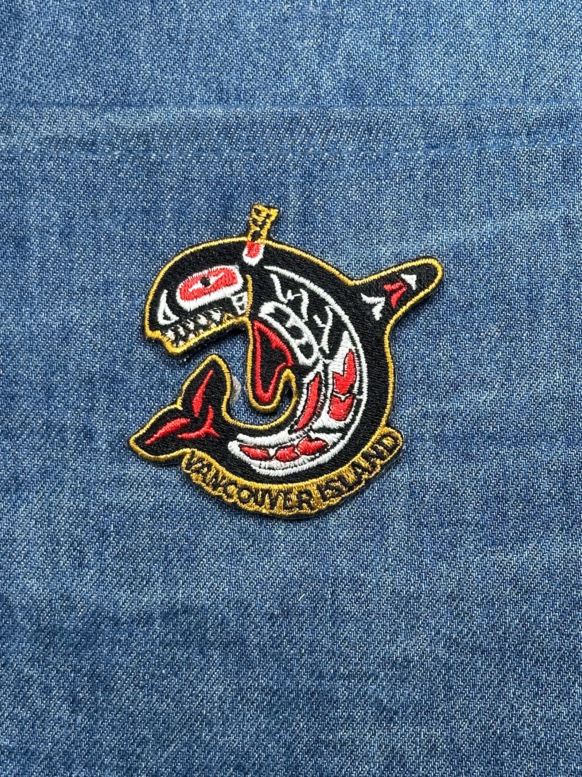 Vancouver Island Whale Patch: Black Formline - PNW Souvenir