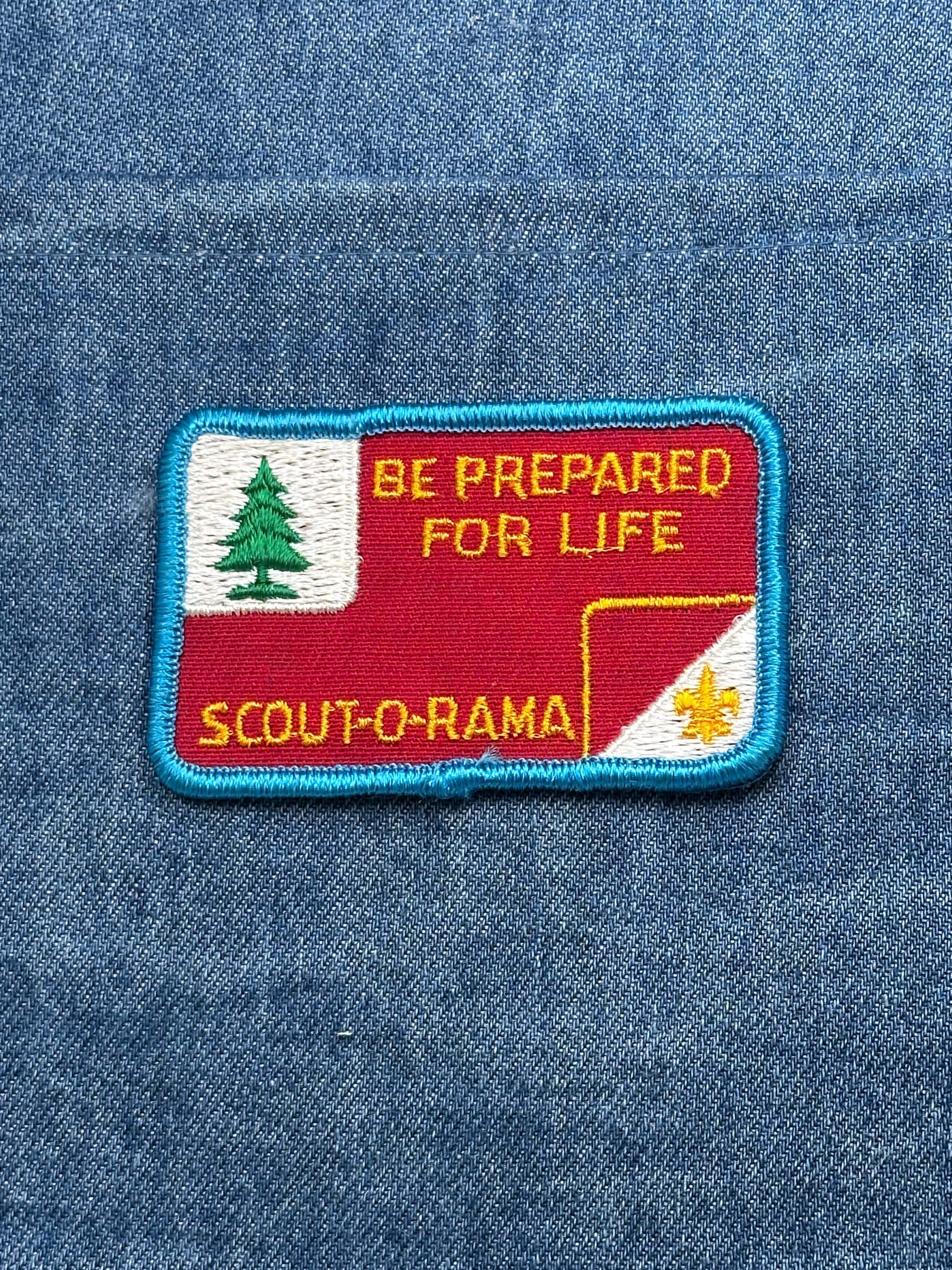 Scout-O-Rama Patch: Red & Blue Border - BSA Event Accessory