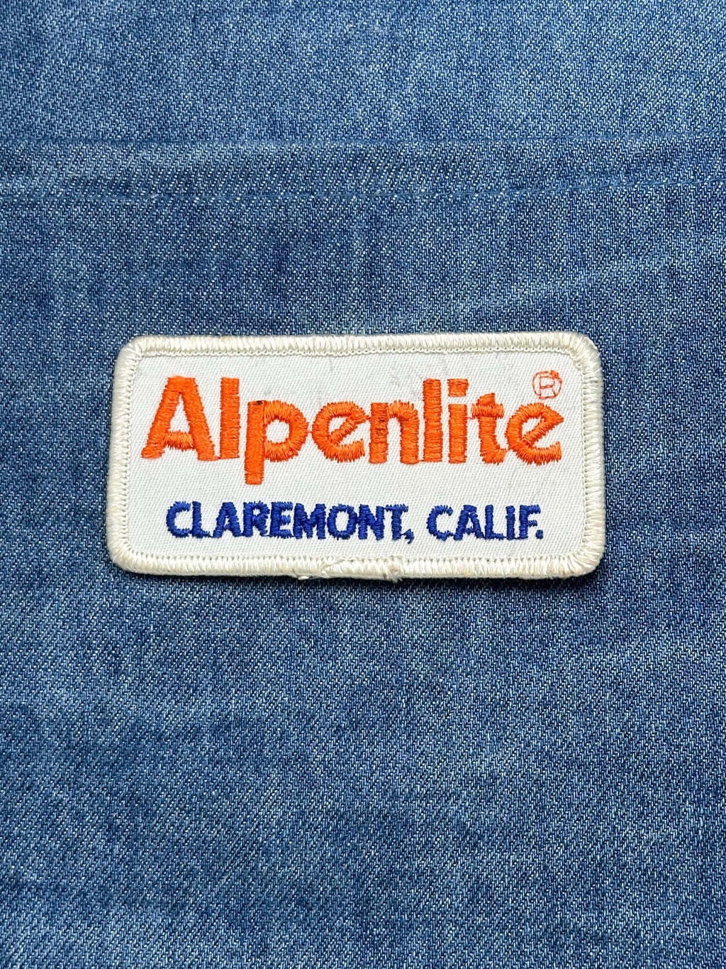Alpenlite Patch: Orange & Blue Logo - RV Brand Accessory