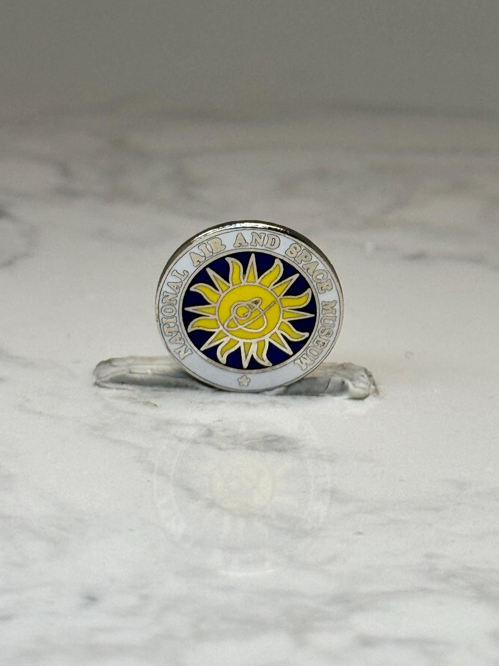 National Air and Space Museum Pin: Enamel Sun Design - Space Theme Accessory