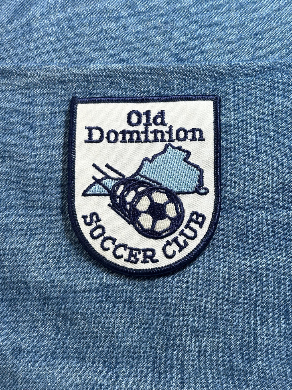 Old Dominion Soccer Club Patch: Blue Crest - Vintage Sports Accessory