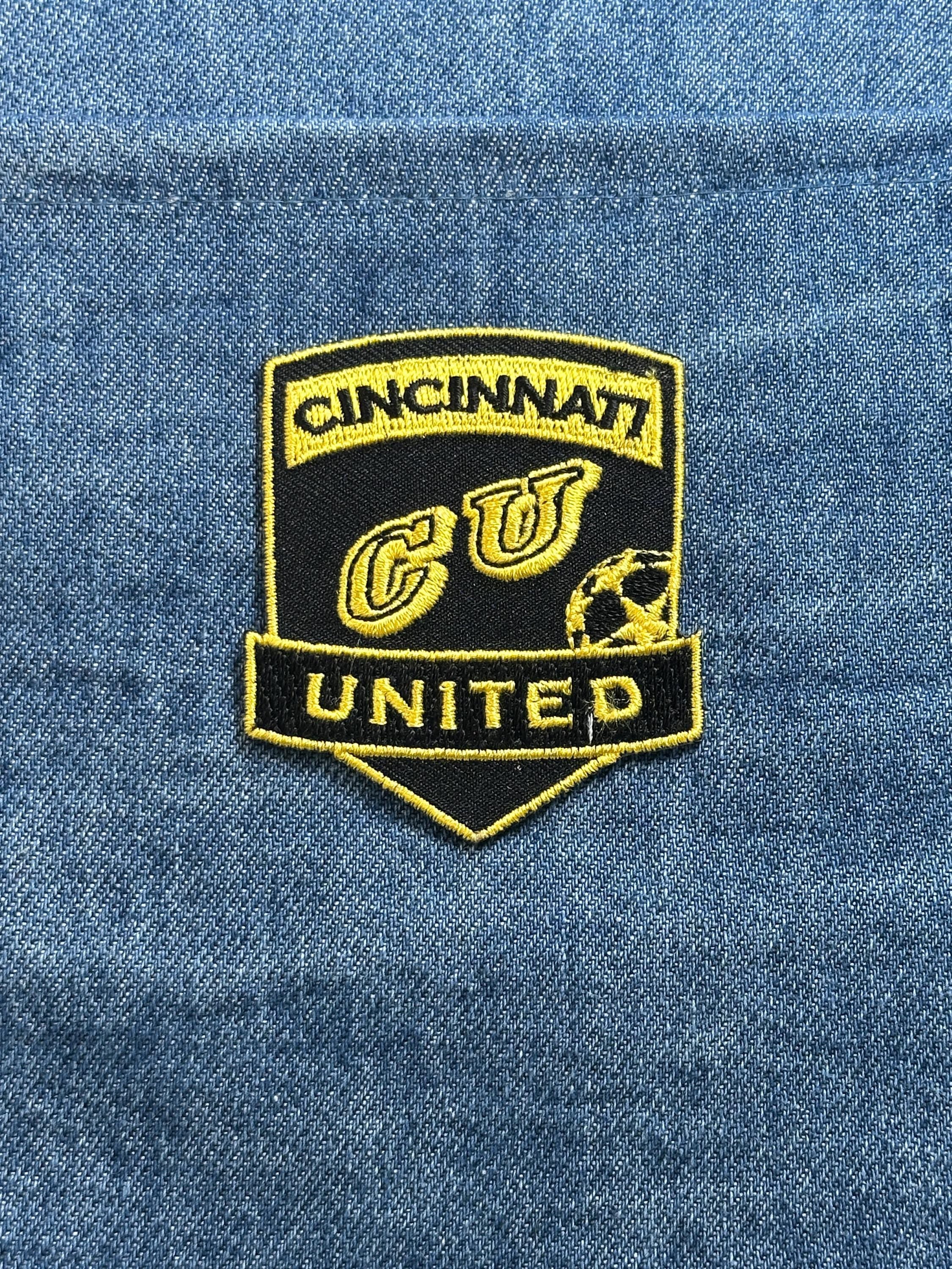 Cincinnati CU United Patch: Black Yellow Shield - Soccer Accessory
