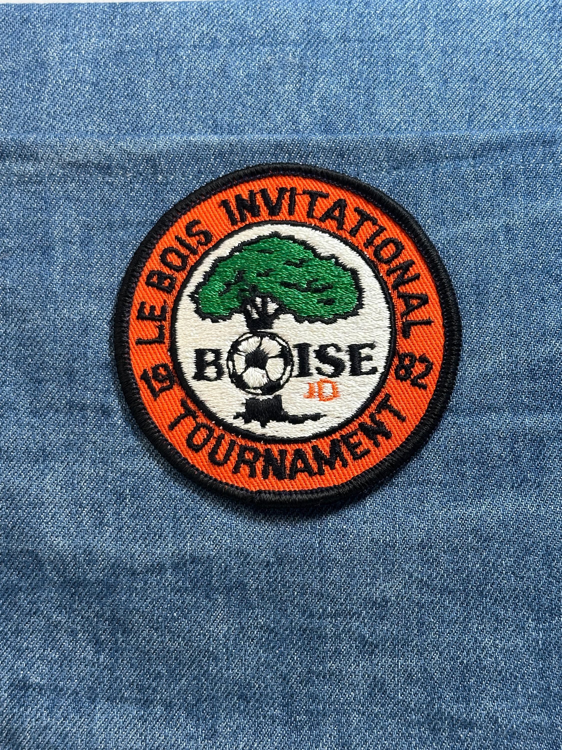 Le Bois Invitational Patch 1982 Boise ID Soccer Tournament Vintage Patch