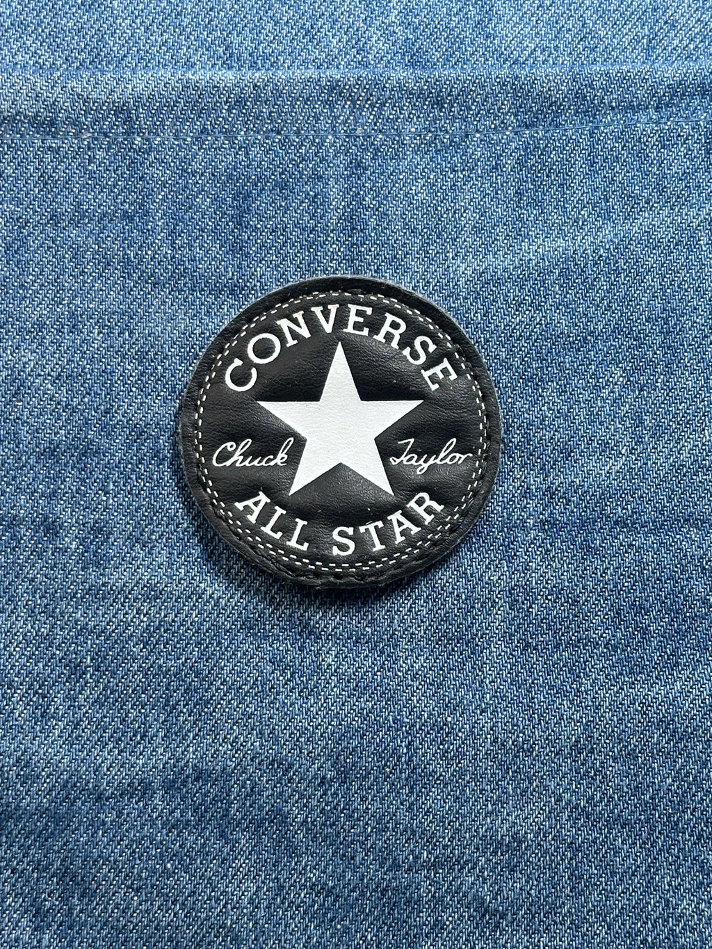 Converse All Star Patch: Black & White - Vintage Logo Accessory