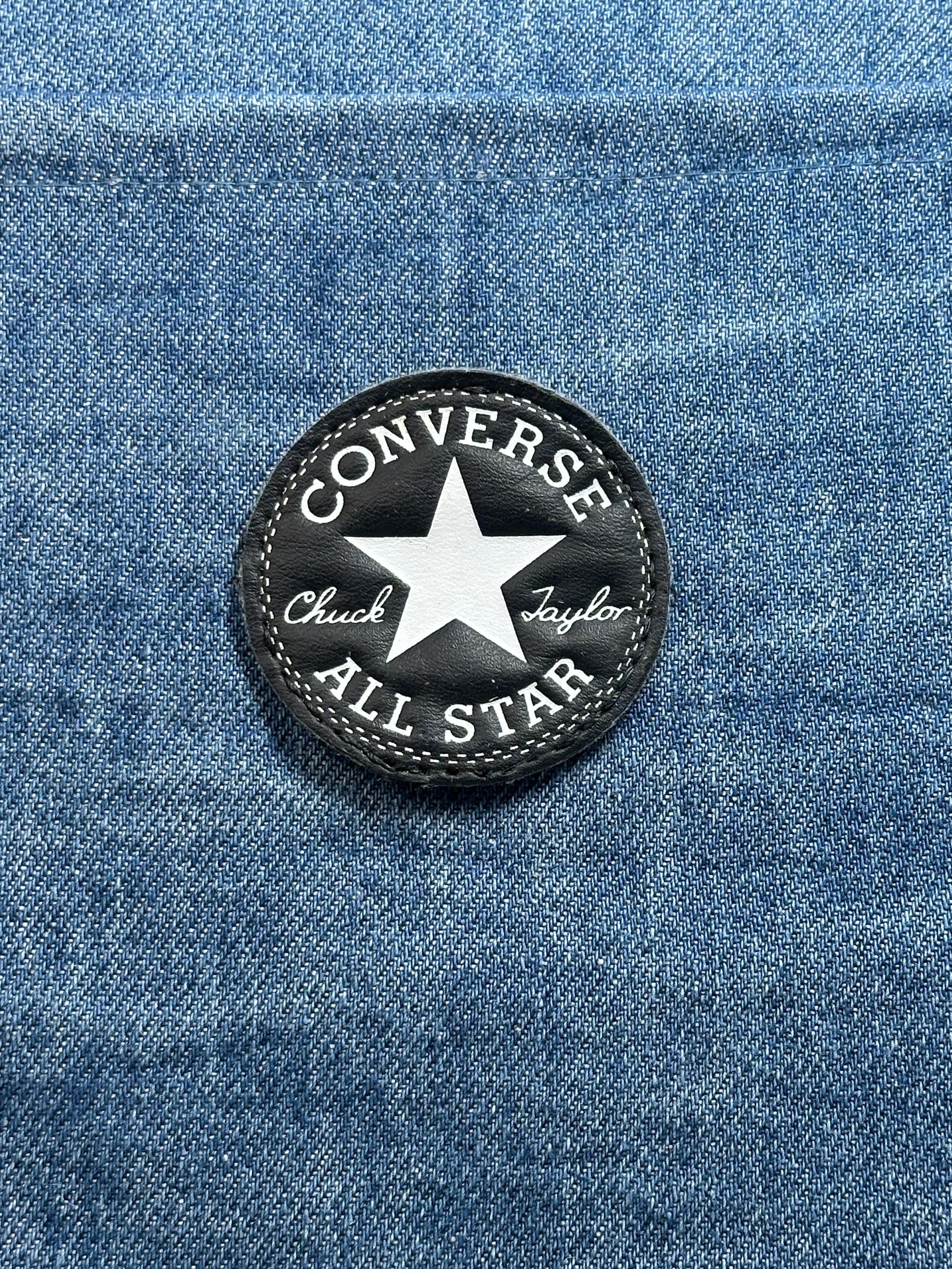Converse All Star Patch: Black & White - Vintage Logo Accessory