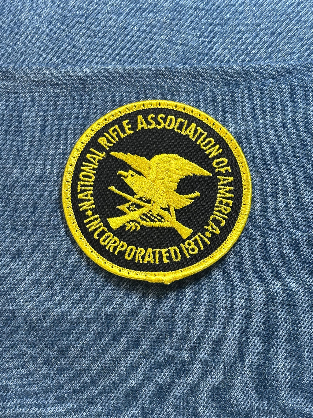 National Rifle Association Patch: Black Gold - Firearm Org