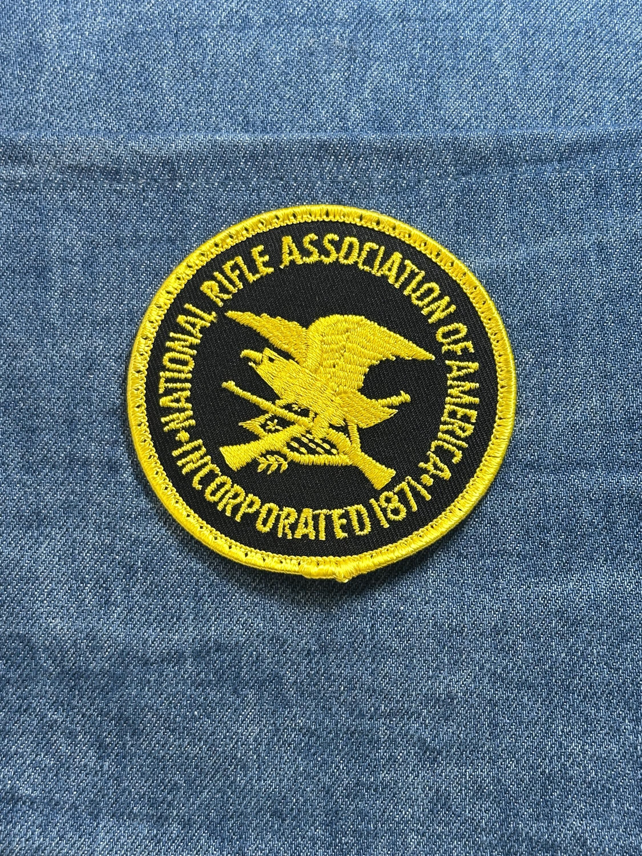 National Rifle Association Patch: Black Gold - Firearm Org