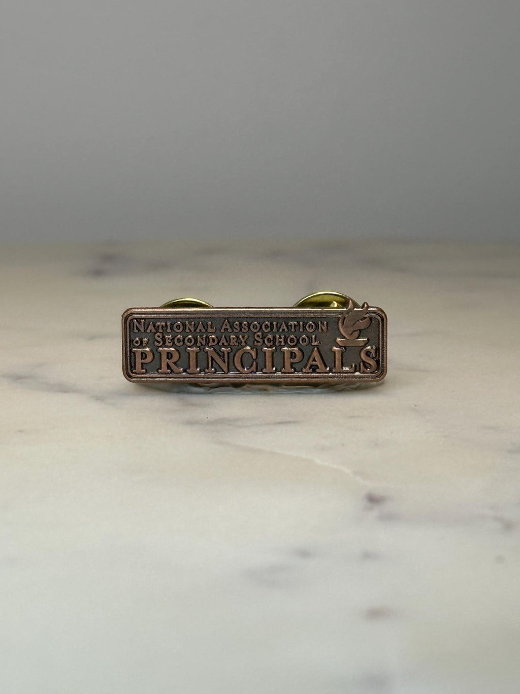 Vintage NASSP Principals Lapel Pin: Gold Tone - School Leadership Accessory