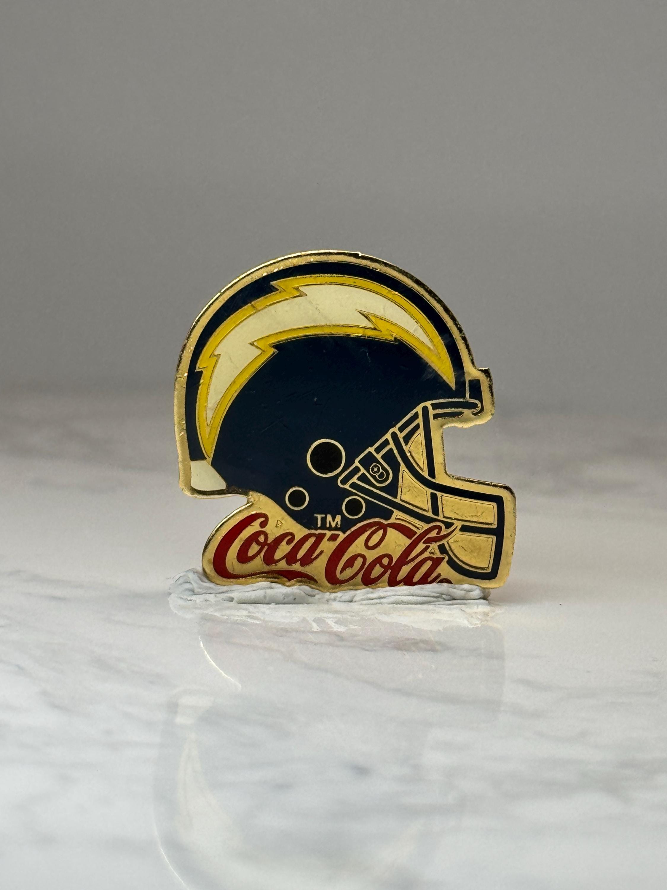 San Diego Chargers Helmet Pin: Gold Tone Enamel - NFL Promo