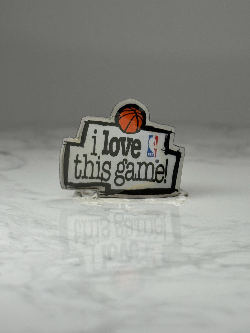 I Love This Game NBA Pin: Enamel Basketball - Sports Fan Accessory