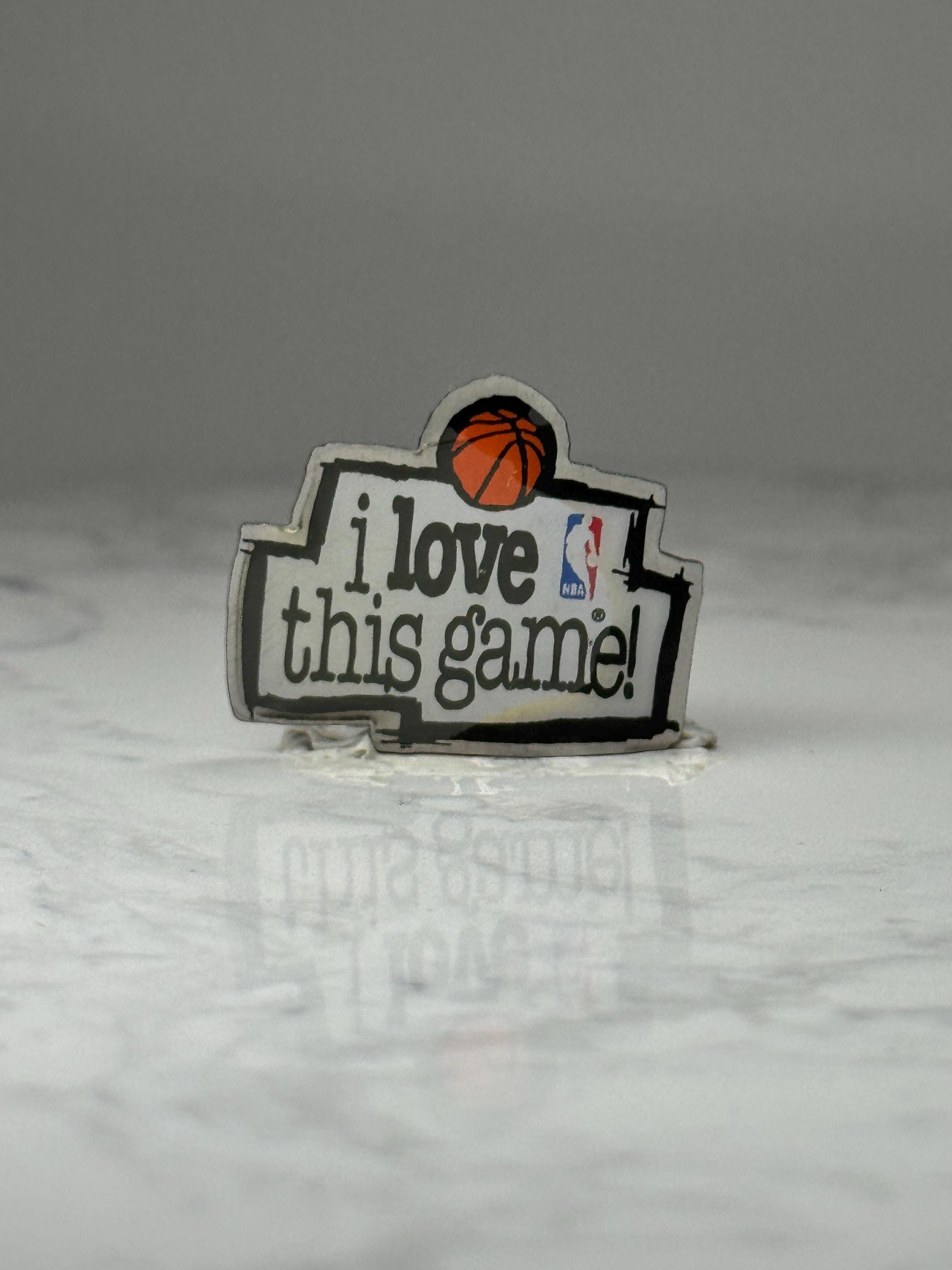 I Love This Game NBA Pin: Enamel Basketball - Sports Fan Accessory