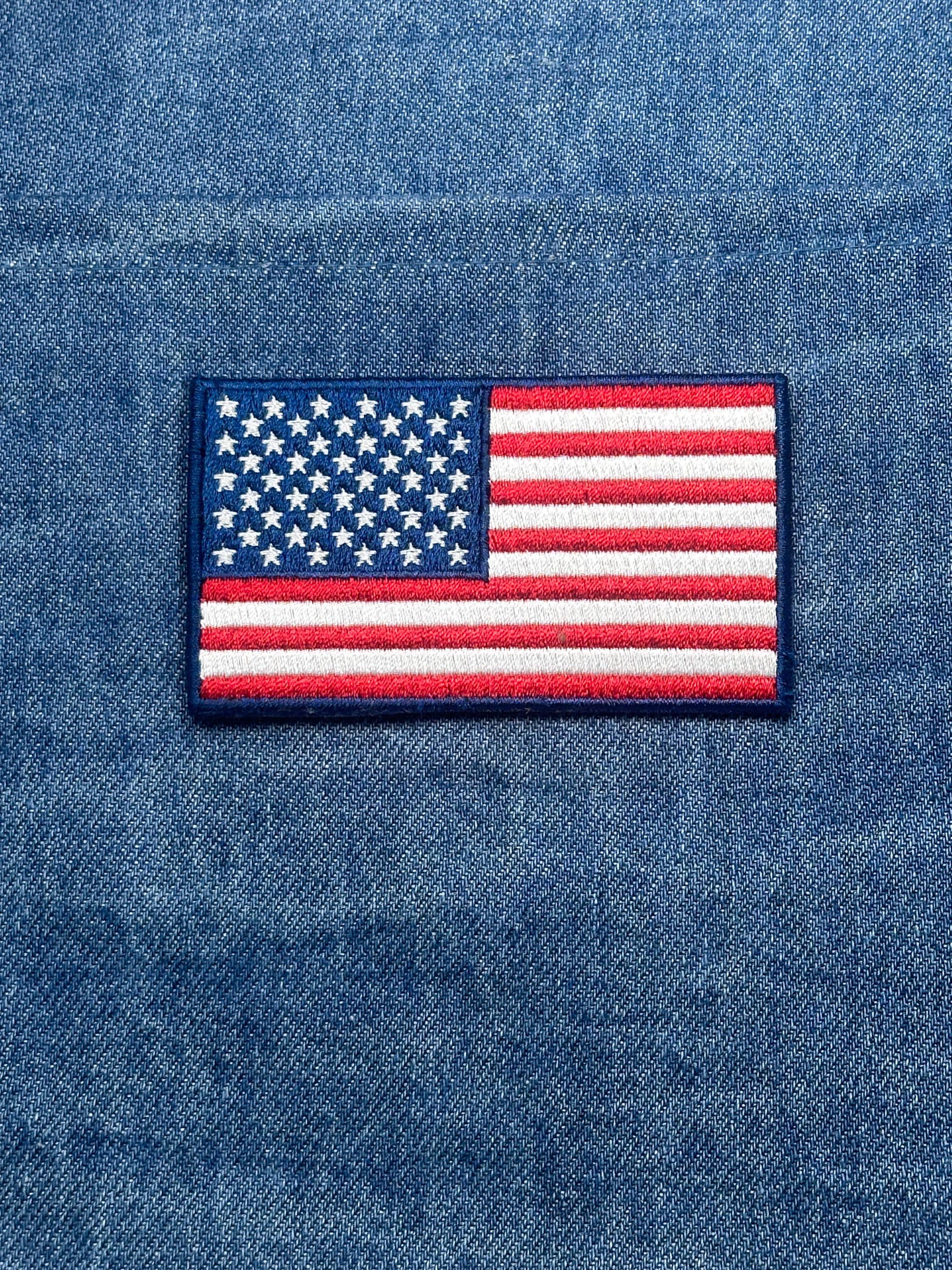 American Flag Patch: Red White Blue - Patriotic Accessory