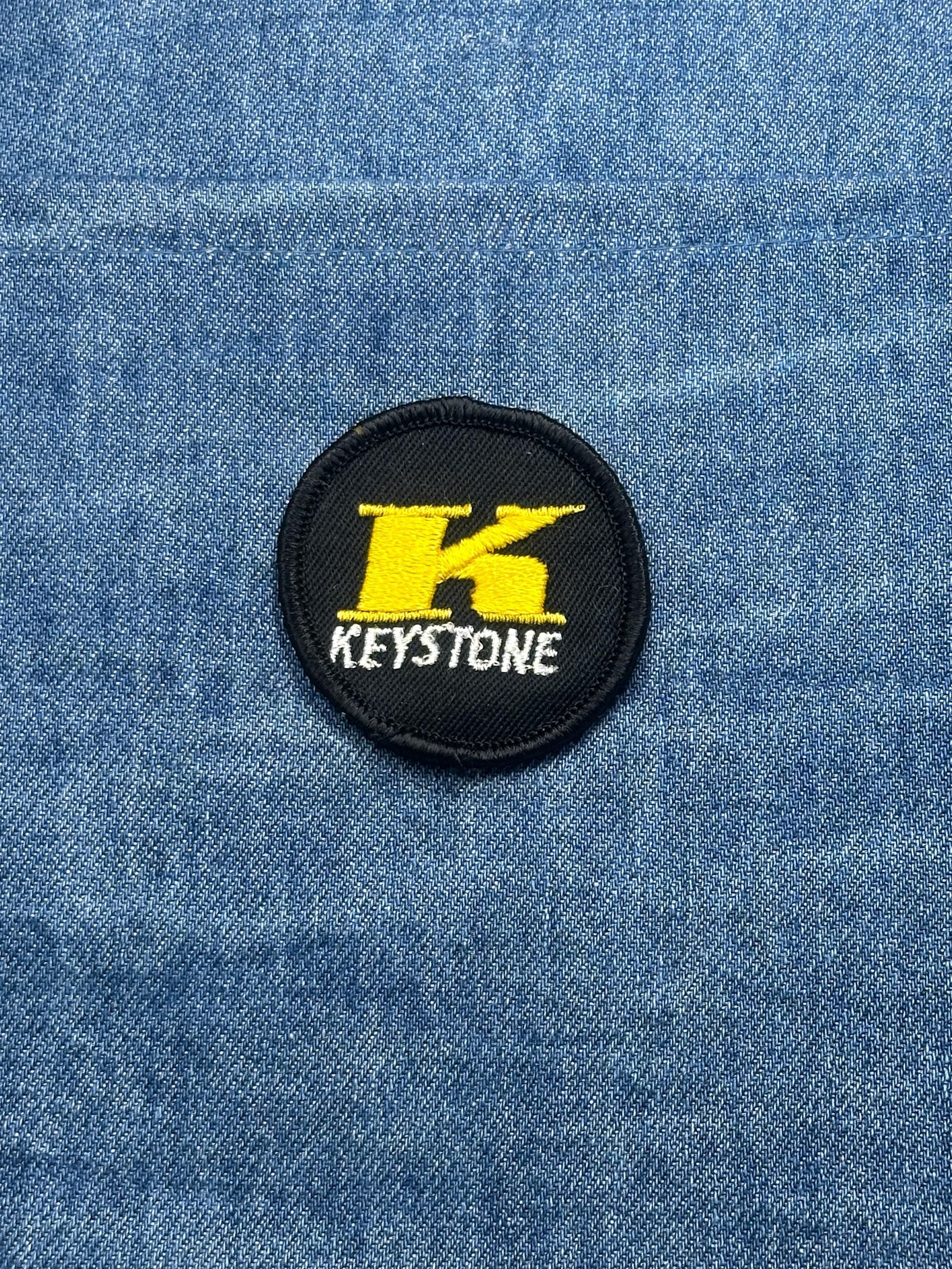 Keystone K Logo Patch: Black & Yellow - Company Accessory