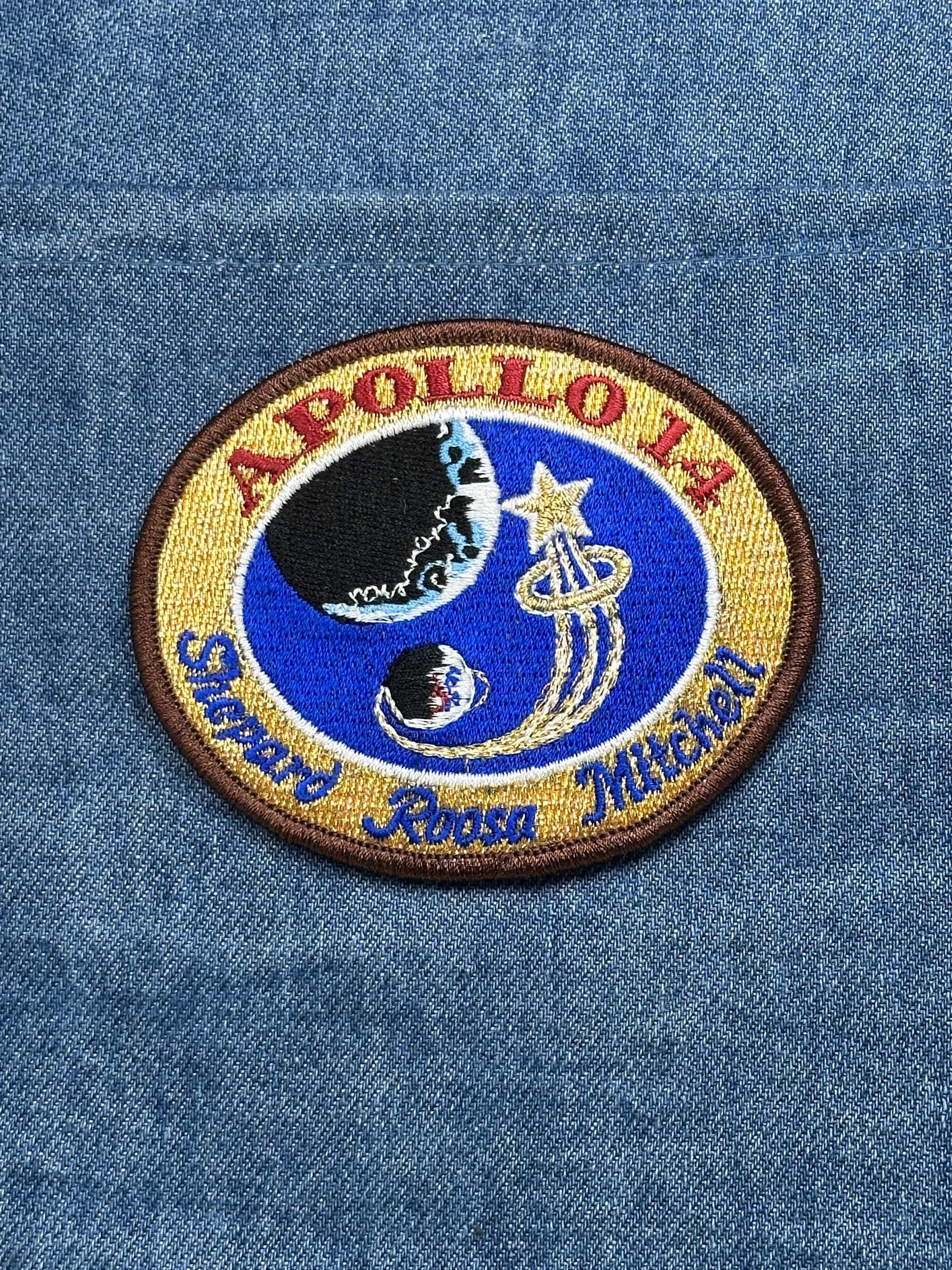 Apollo 14 Patch: Gold Border - NASA Space Mission Accessory