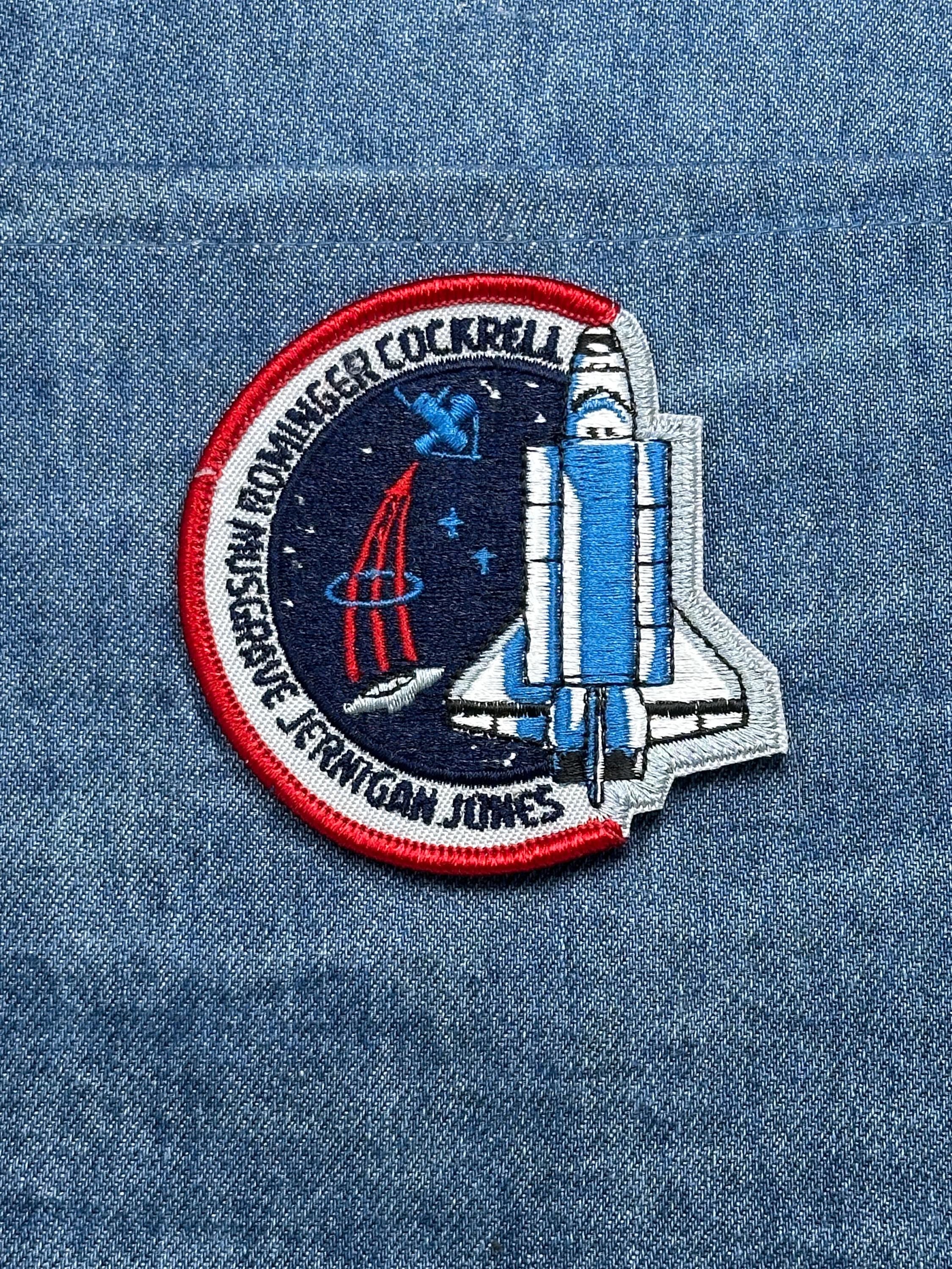 Vintage NASA STS-80 Space Shuttle Columbia Mission Patch Rominger Jernigan Cockrell Musgrave