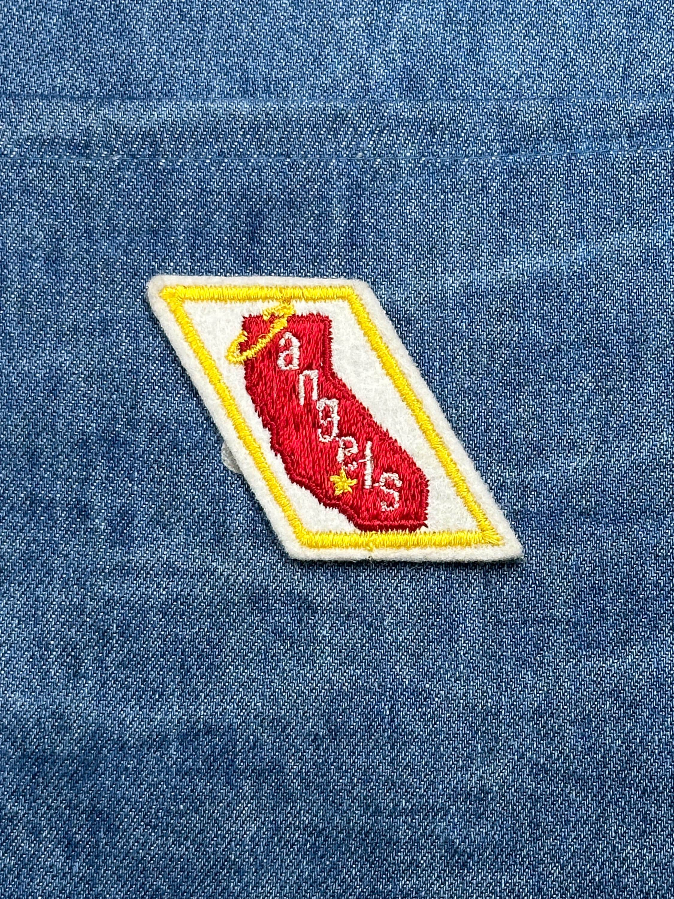 Vintage Los Angeles Angels Embroidered Baseball Patch MLB Angels Team Patch