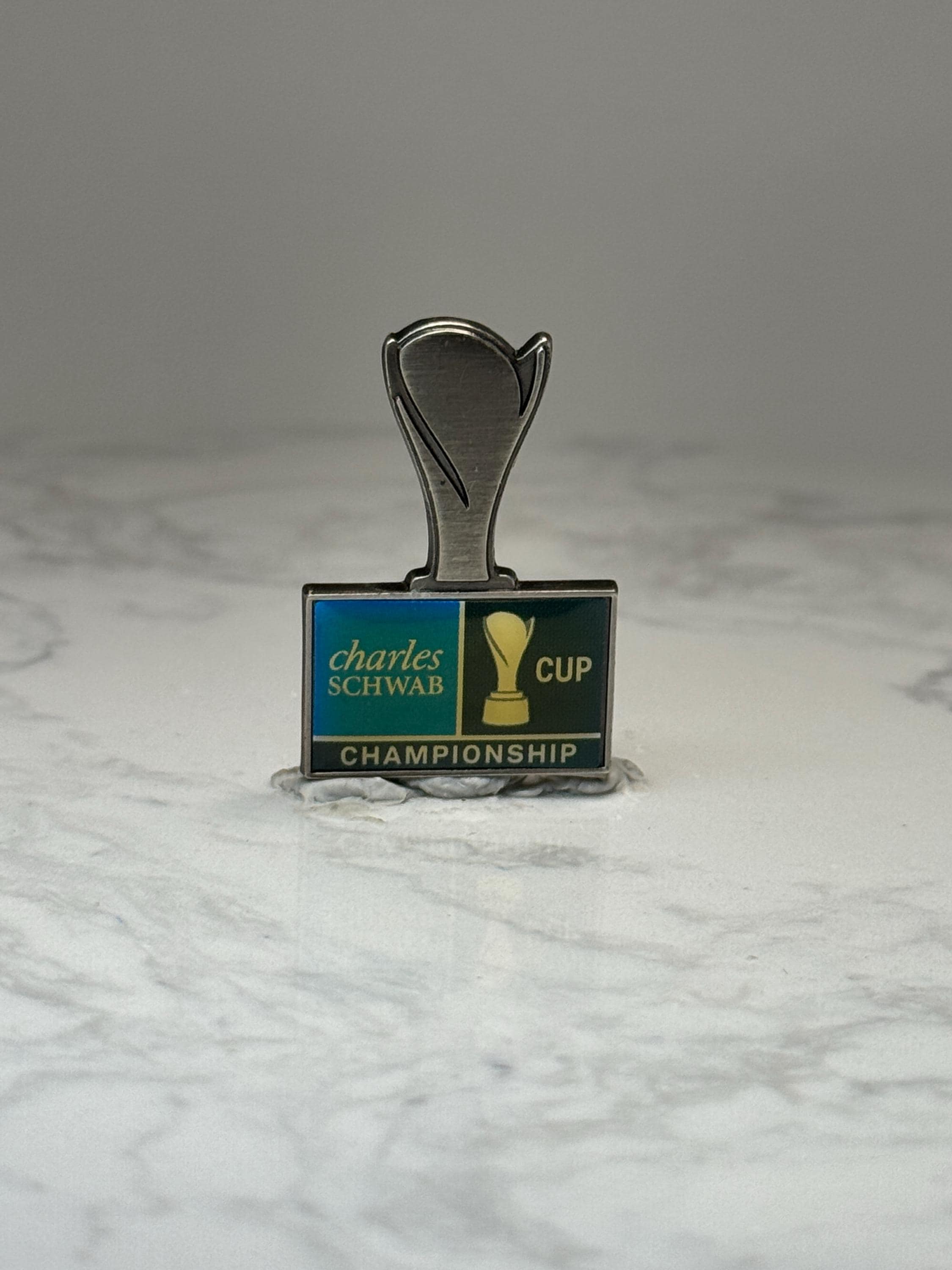 Charles Schwab Cup Championship Pin: Silver Tone - Golf Event